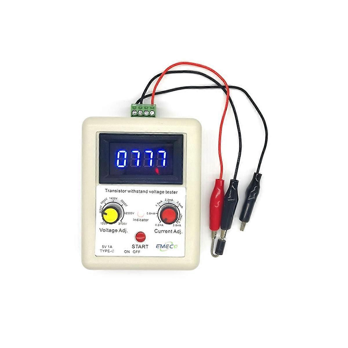 110V-2600V IGBT Voltage Capability Tester Diode MOS Triode Digital Voltmeter Tester Portable Withst