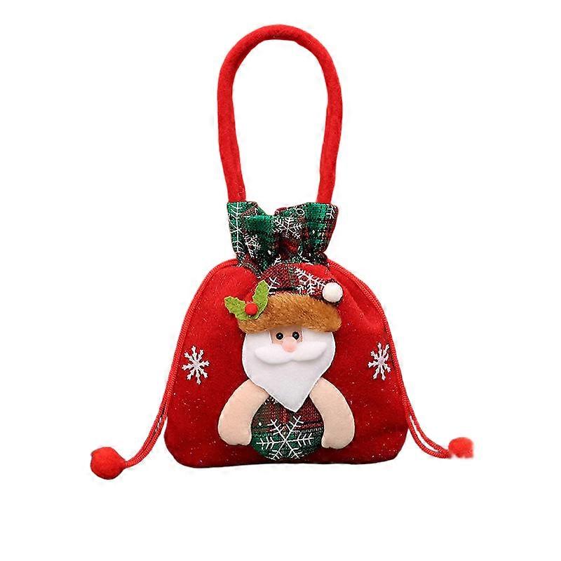 Christmas gift bags, various fabric patterns and styles, soft texture and wide range of uses