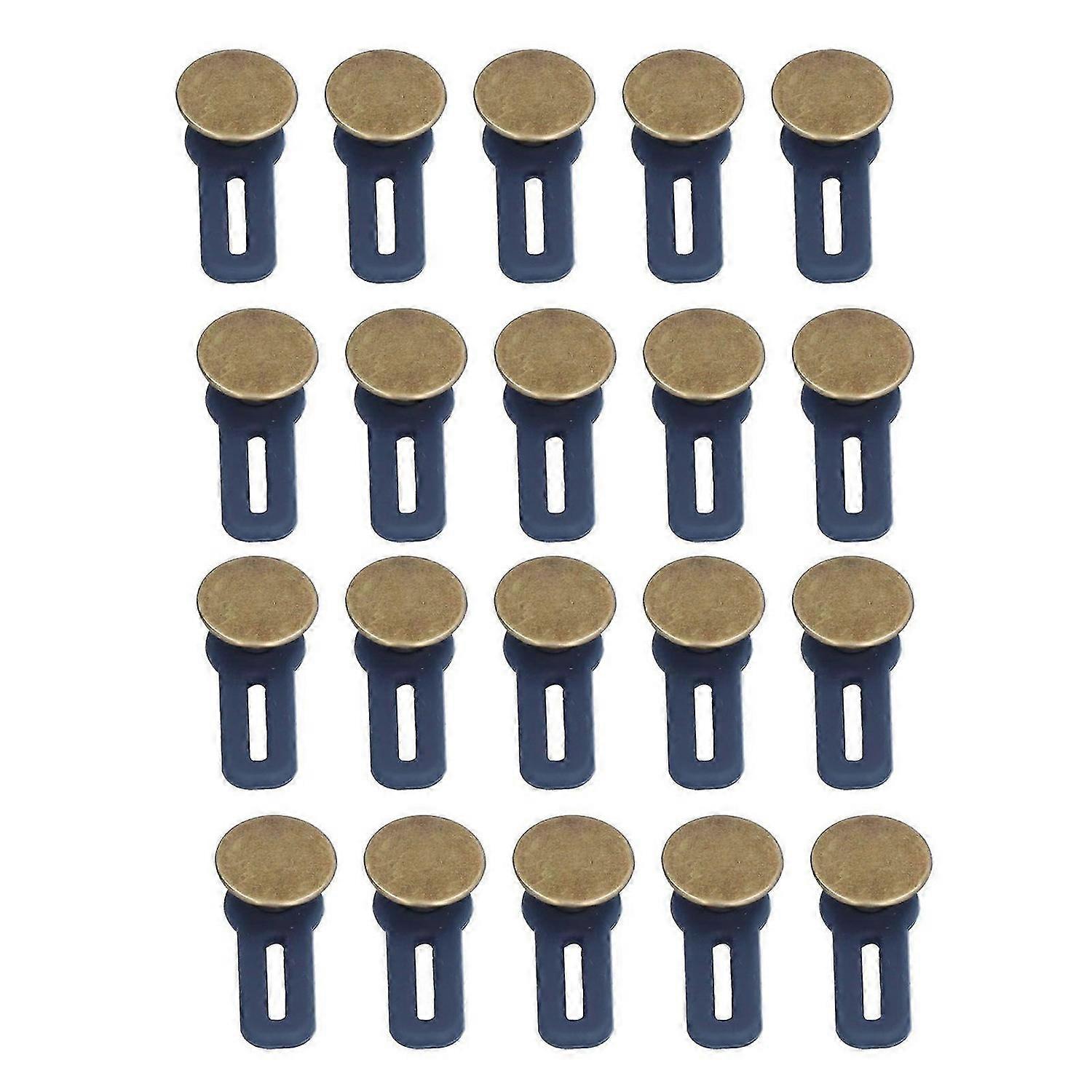 2025 Latest Model 20Pcs Button Enlarged Waist Metal Removable Adjustable