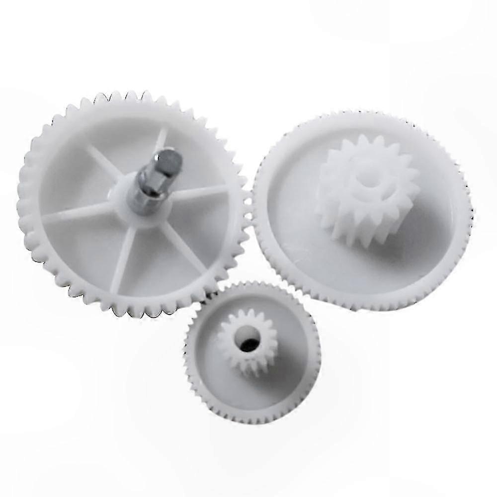 3-Pack Replacement Gears for Home Meat Grinders, S/M/L Sizes, Durable Plastic Repair Components