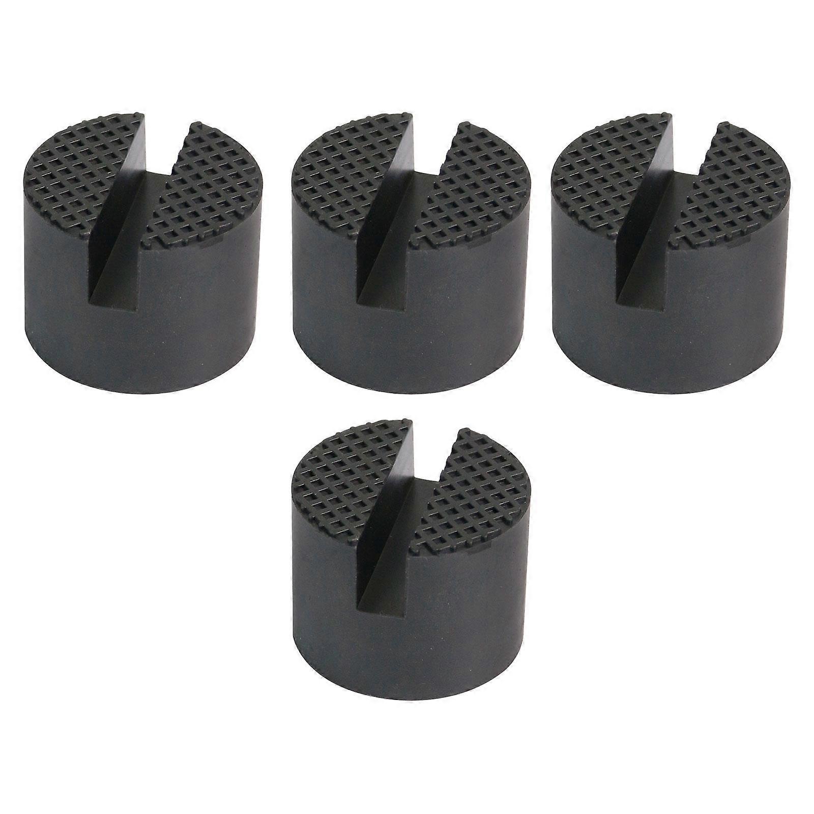 4x Rubber Jack Pads Easy to Install Professional Frame Rail Protector Puck