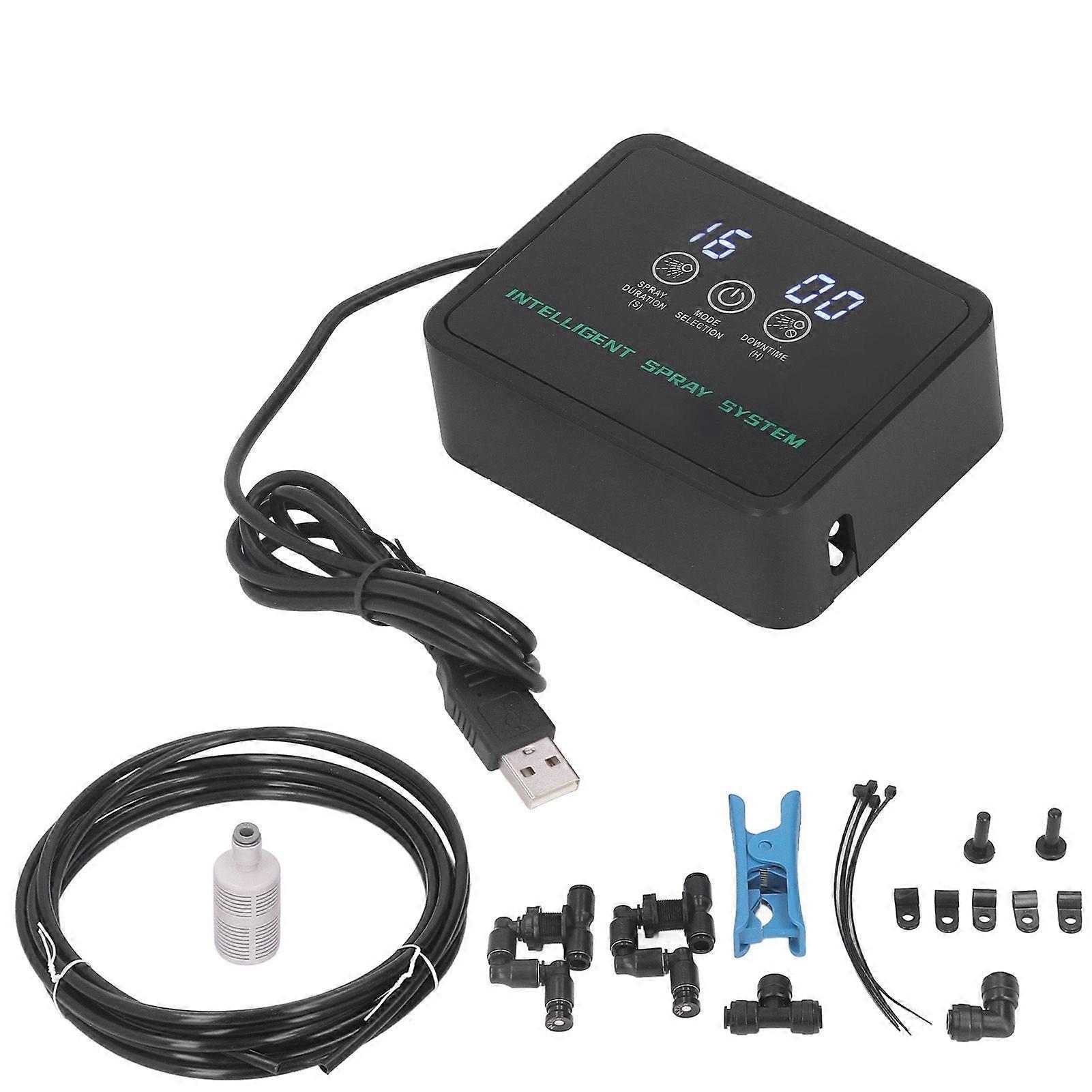 Smart Reptile Atomizer ABS Plastic Electronic Reptile Humidifier 360 Degree Rotatable Nozzle Reptile Fogger