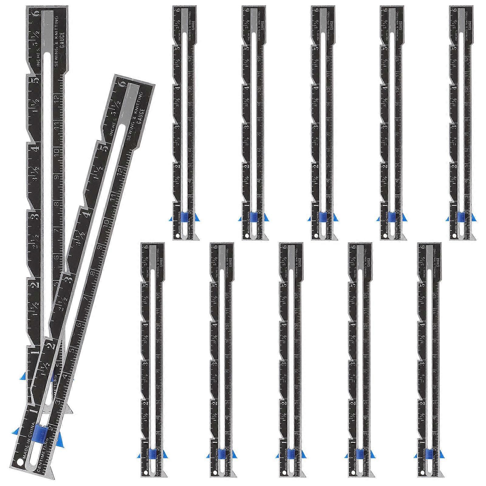 Fabric Quilting Ruler Sewing Gauge for Measuring with 48Pcs Kit