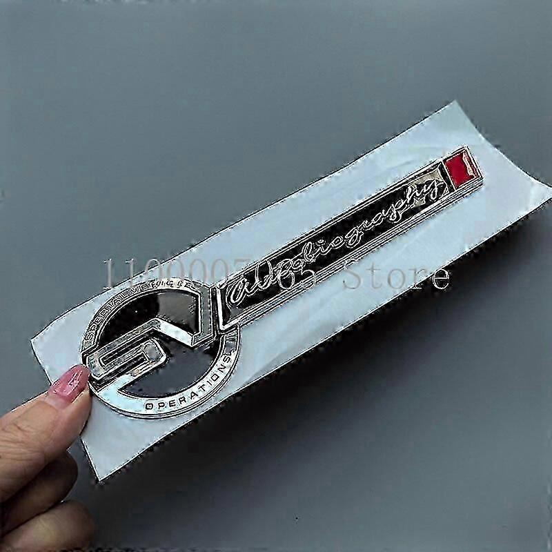 ABS Red Block SV Special Vehicle Operation Autobiography Car Emblem Trunk Badge Logo Sticker for Range Rover Chrome Black