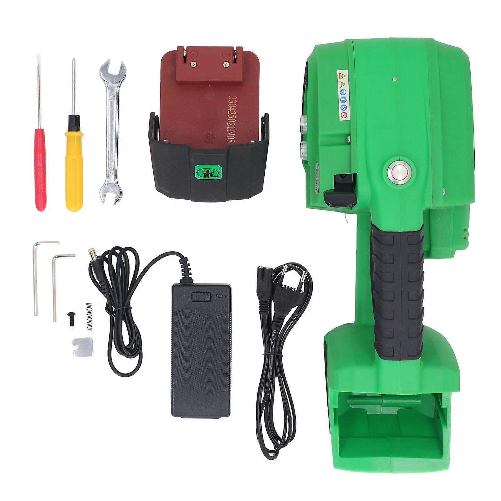 Solid Electric Strapping Machine LCD Display Portable Automatic Strapping Machine for 1/2 to 5/8in PP PET