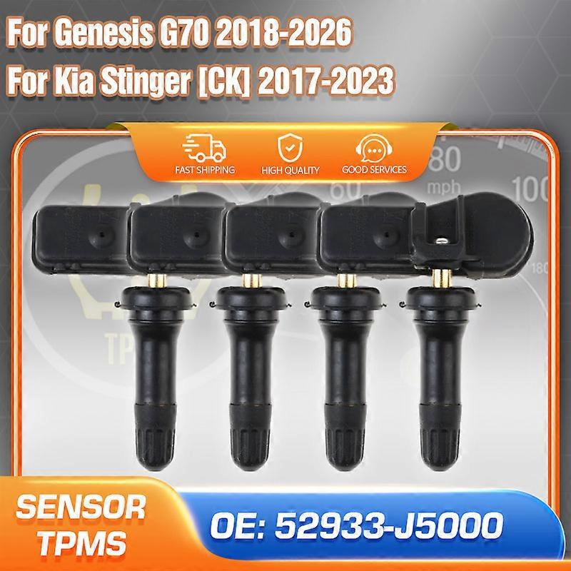 Applicable 52933-J5000 TPMS Sensor For Genesis G70 2018-2026 Kia Stinger 2017-2023 Tire Pressure Monitoring System Sensor Parts 433 MHz