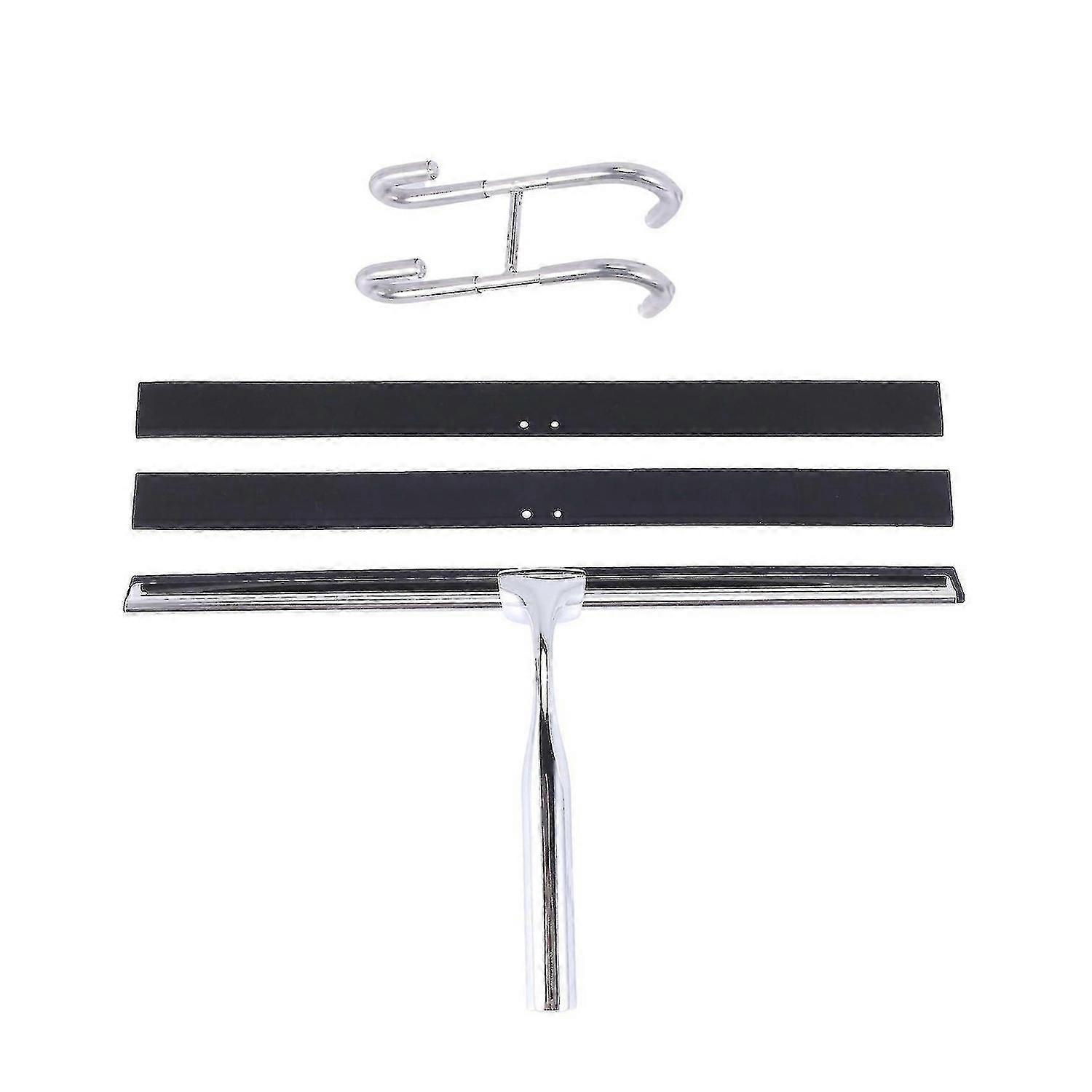 Squeegee Stainless Steel Shower Wiper 31cm Shower Squeegee Without Drilling Window Puller With Wall