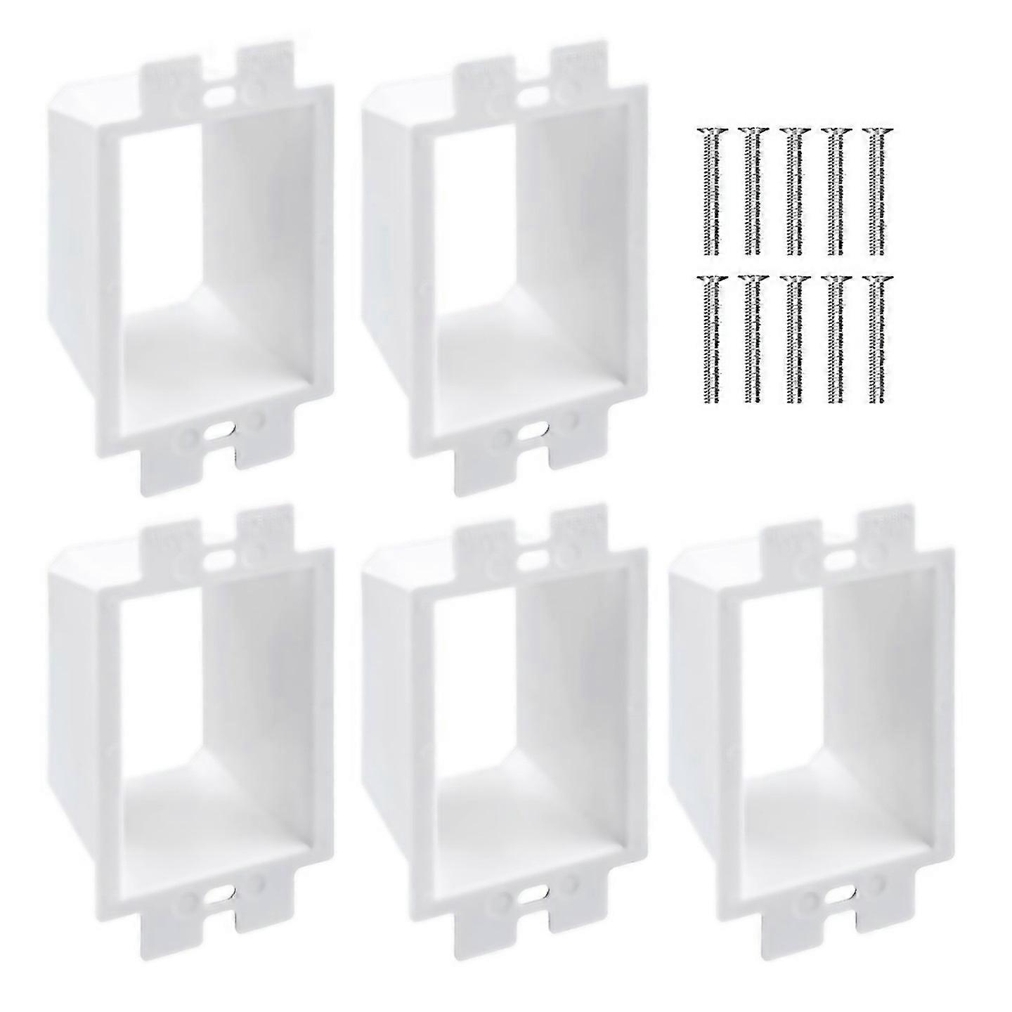 For 5pcs 2 Electrical Outlet Box Extenders With 10pcs Screws