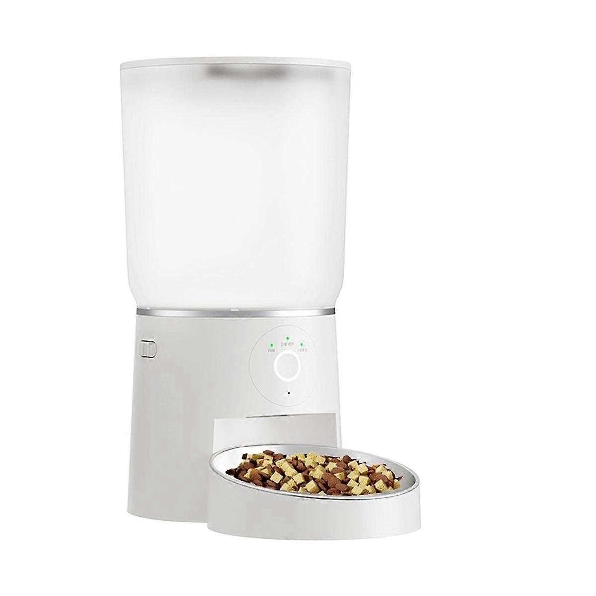 APP Control Automatic Pet Feeder,4.2L 2.4G WiFi Enabled Pet Feede A