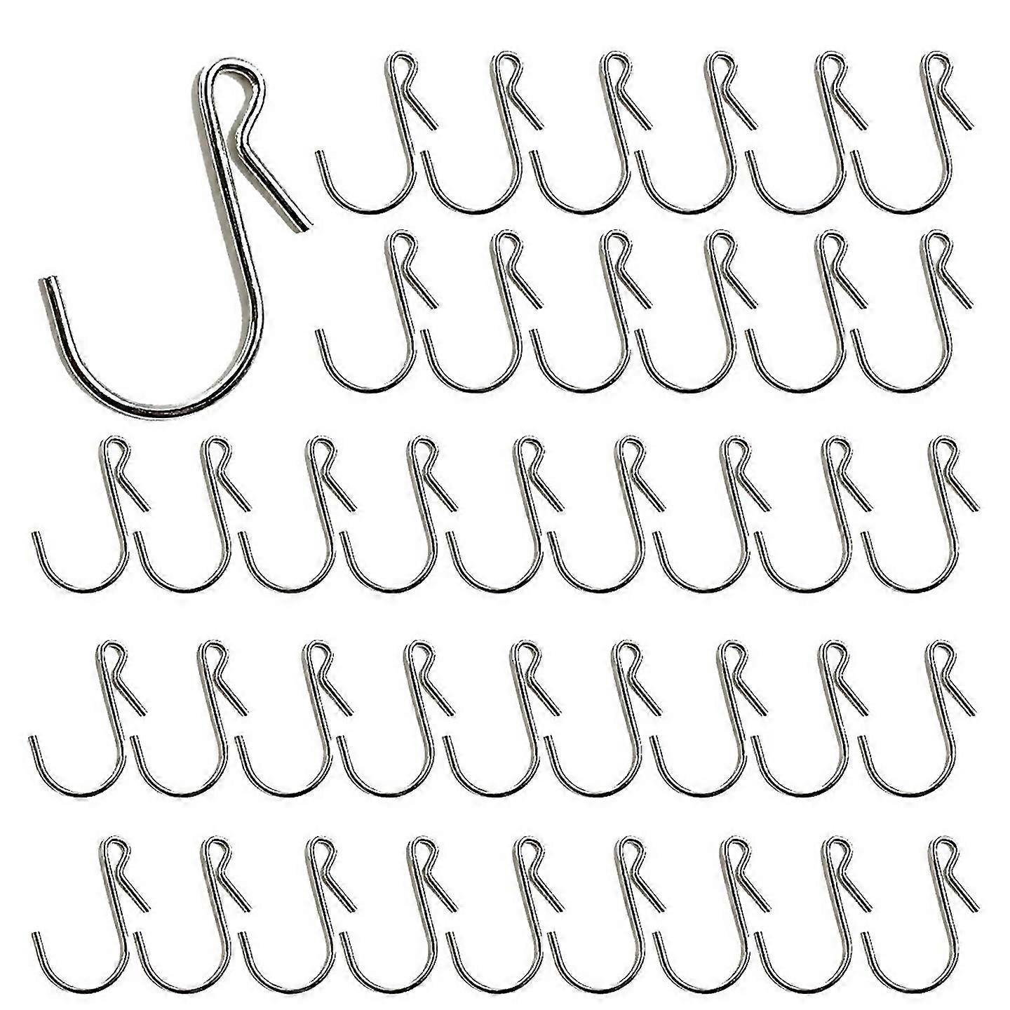 For 100pcs Gutter Hang Hooks Christmas Lights Ornament Hook Light Clips