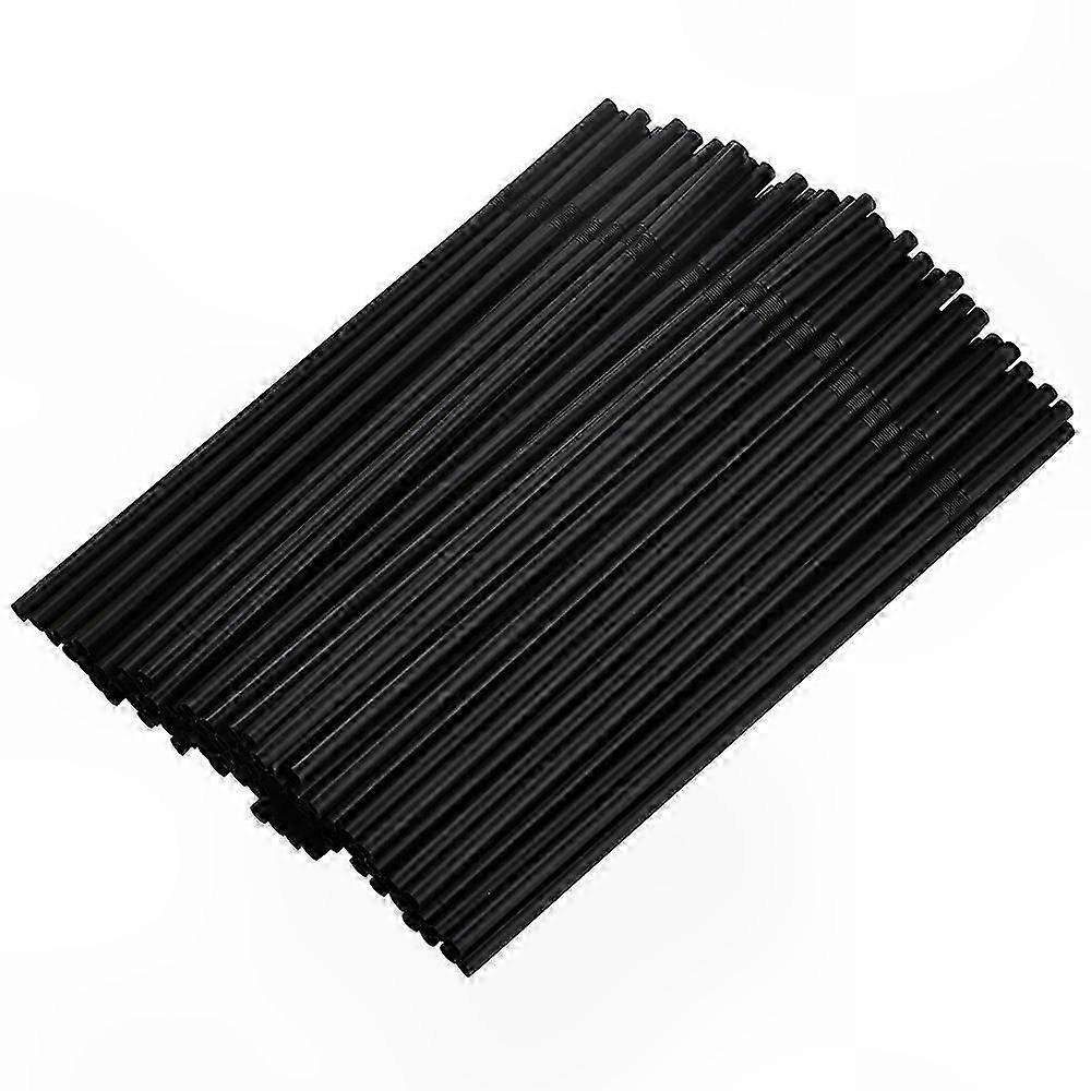 100 Pack 24cm Bendable Drinking Straws for Beverages, Ideal for Weddings and Parties