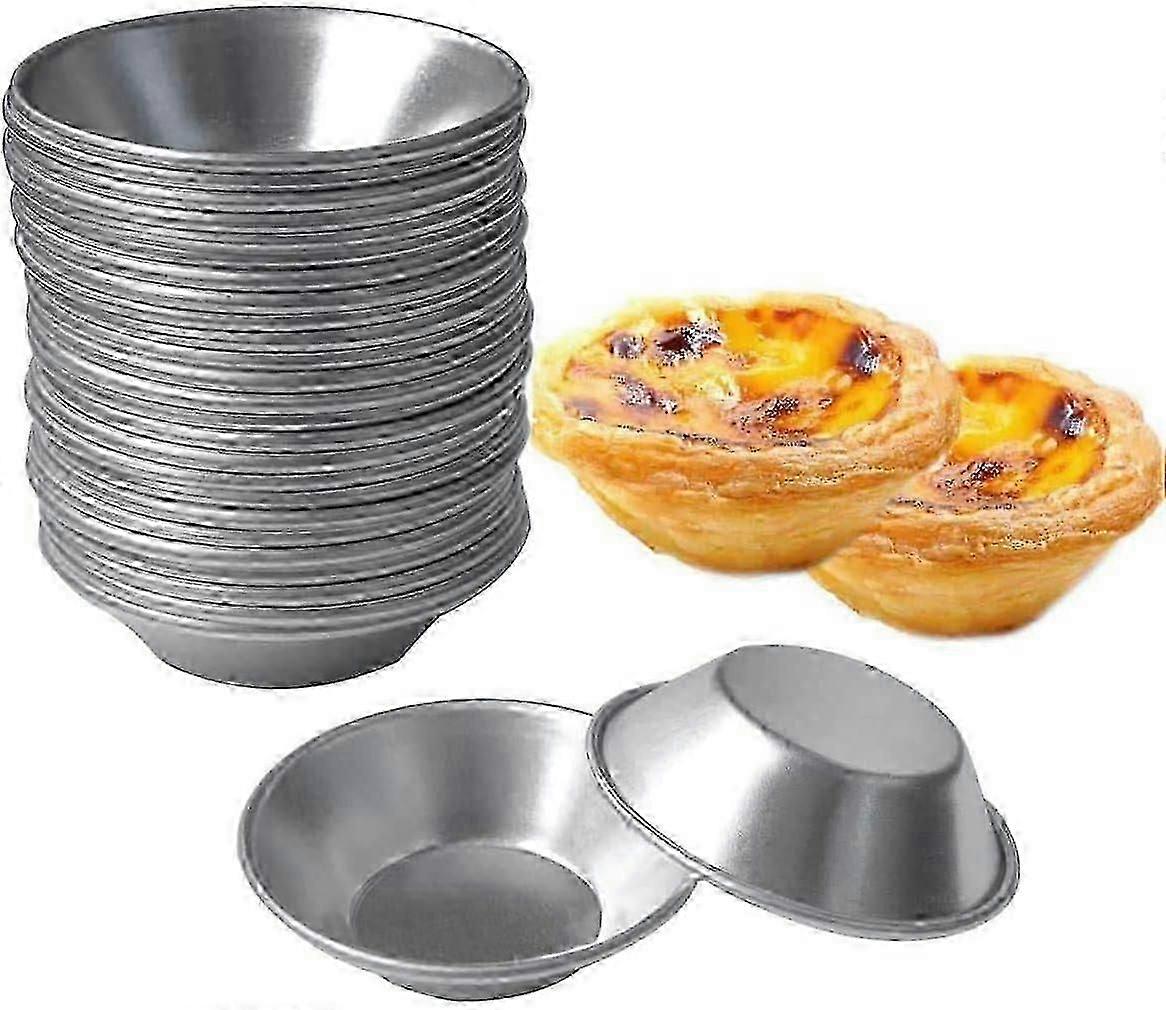 24pcs Egg Tart Molds Small Pie Small Pie Dessert Molds Pans Tin Puto Cups Baking Utensils Muffin Cupcakes Cake Cookie Molds Baking Toolsx