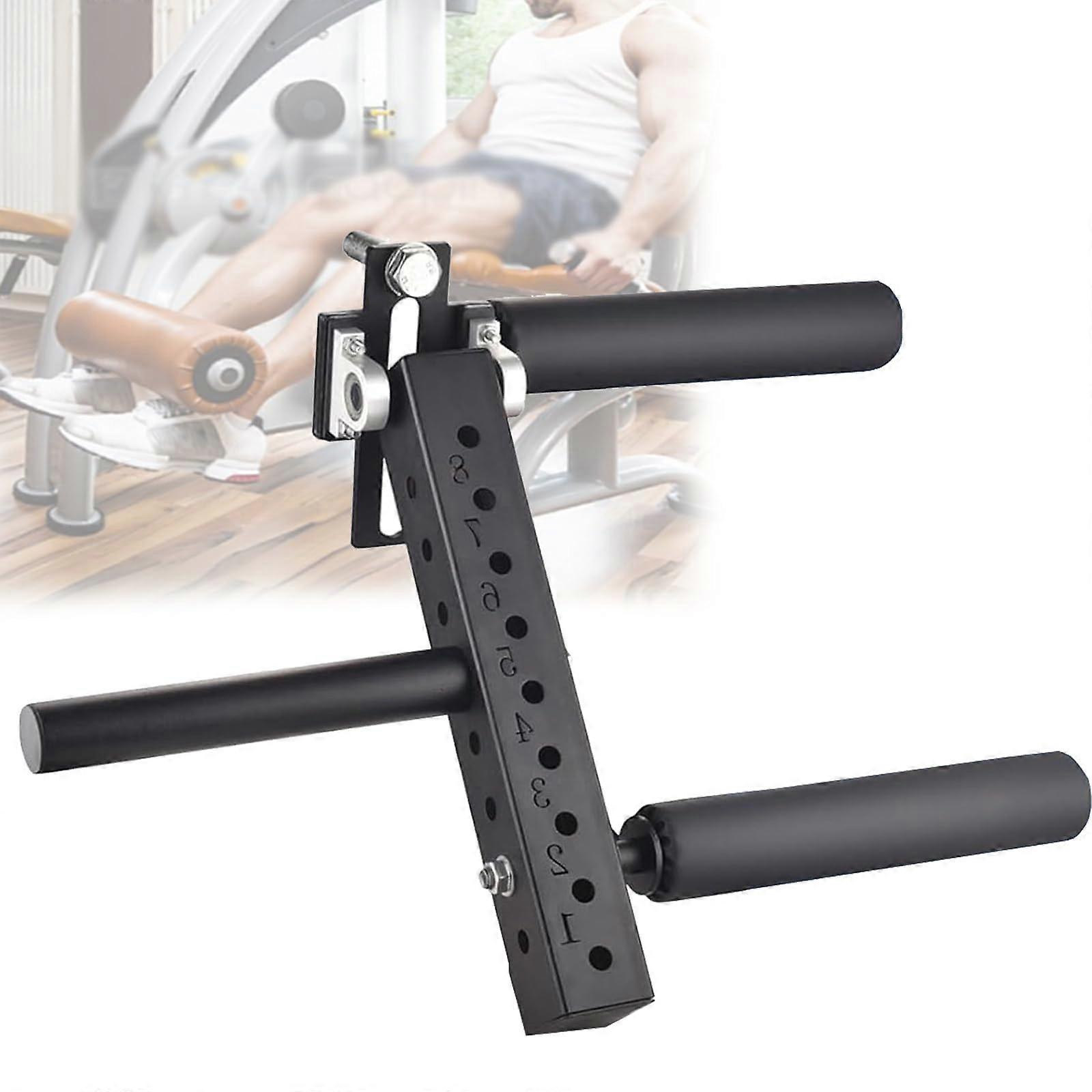 Adjustable Leg Extension/Curl Machine, Squat Rack Attachment, Compatible With 1.6/2.6 cm Holes, 2.5 cm Diameter