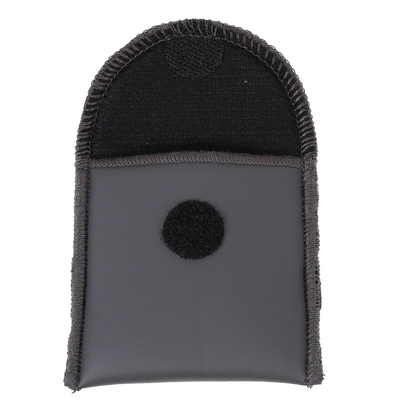 Hearing Aid Pouch Practical Storage Bag for Storing 1Pcs Black PU Organizer