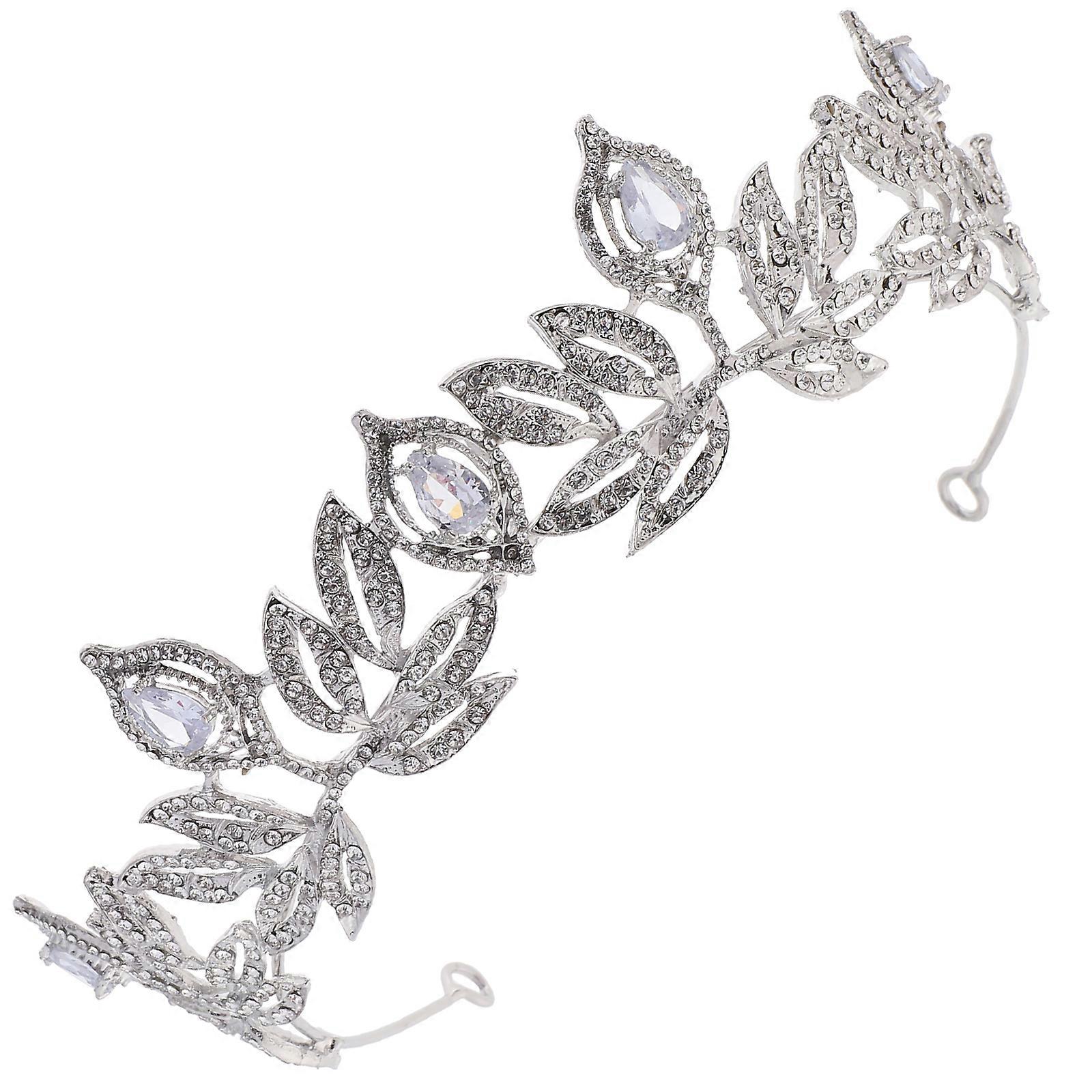 Wedding Accessories Bridal Headband for Decor Featuring 5Pcs Silver Crowns