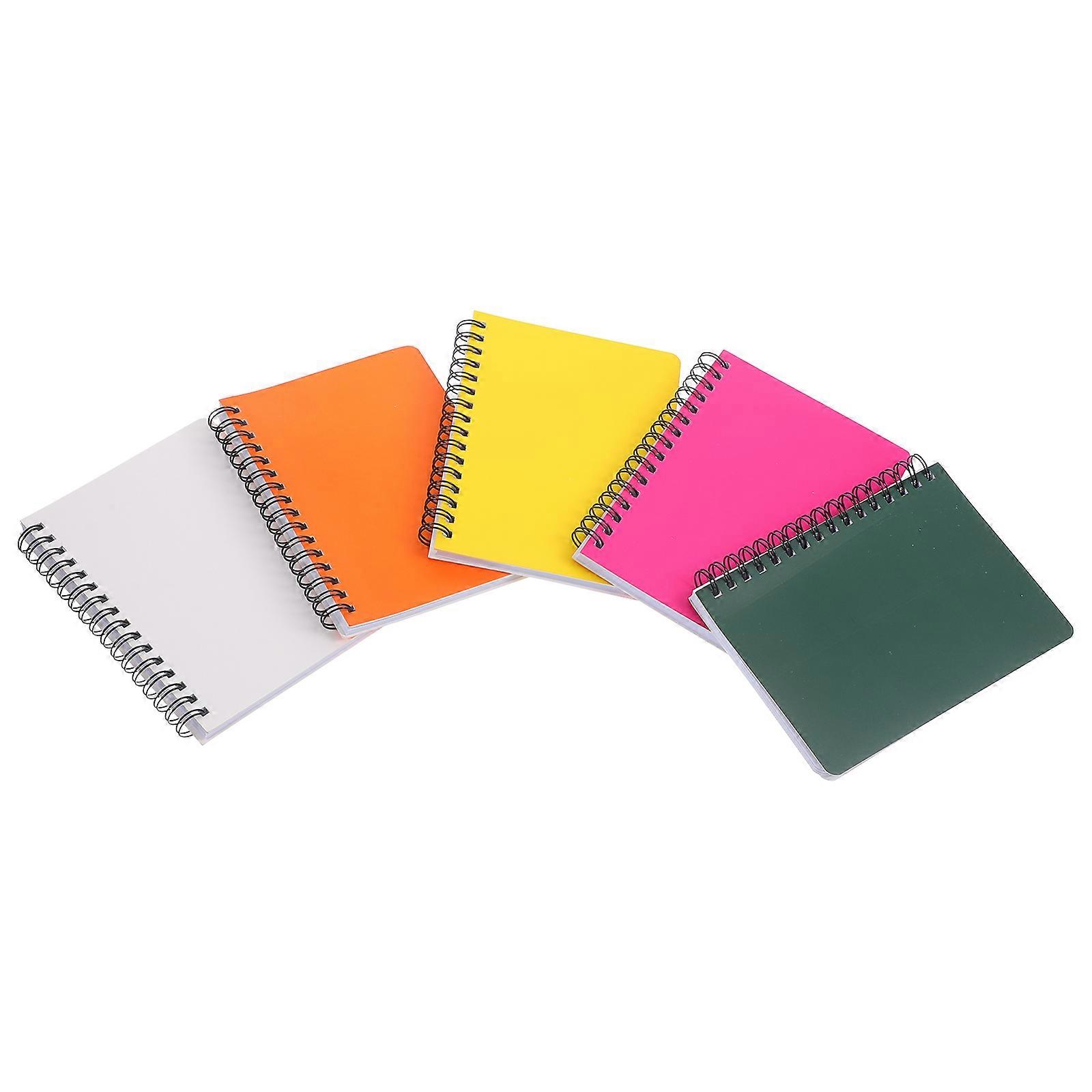 Mini Notebook Assorted Color Portable Notepad For Office Workers 14.5X10.5CM Note Taking 15 Pcs