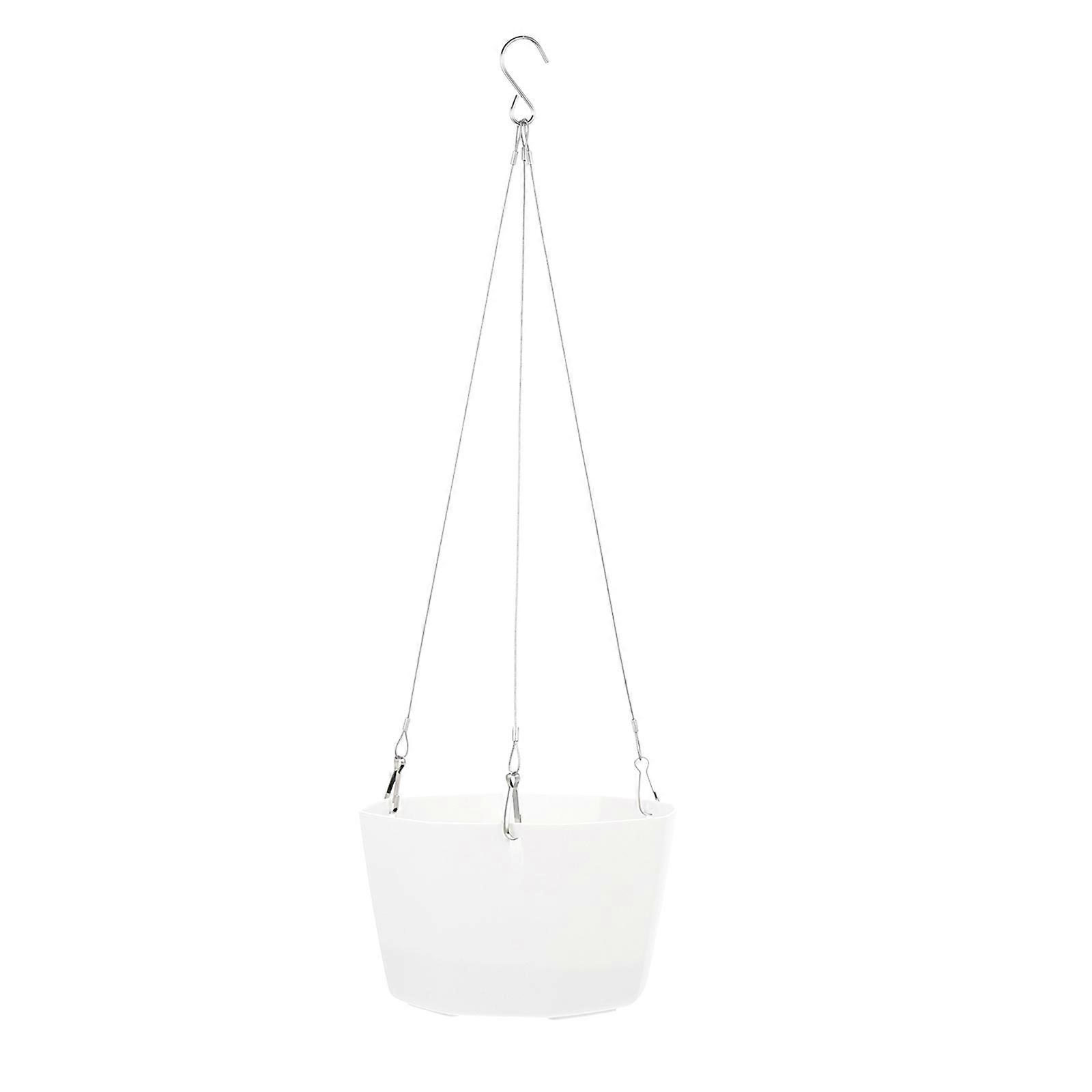 2Sets Plastic Hanging Planter for Balcony Chlorophytum with Watering