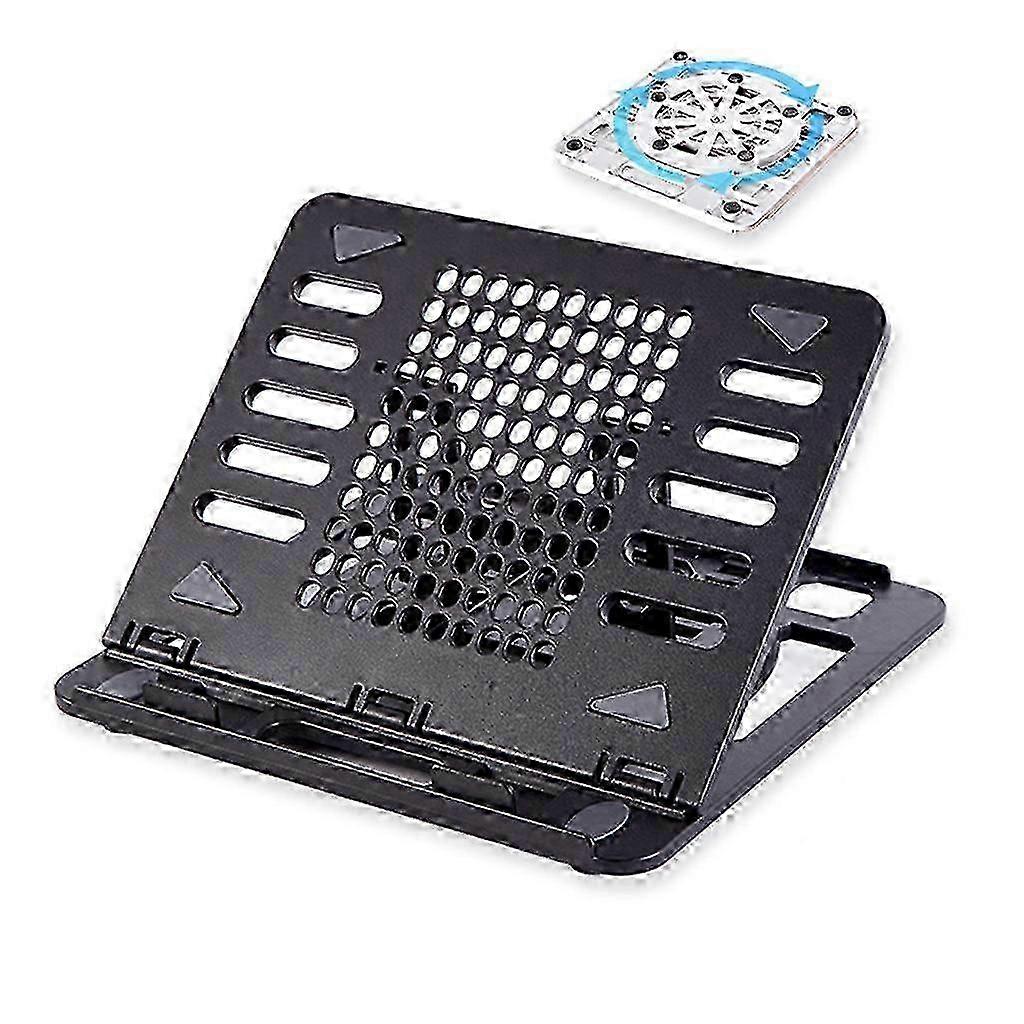 Adjustable Laptop Stand 360 Swivel Notebook Holder Portable Foldable Riser Bracket with Phone Holder for 11-17” Laptops White