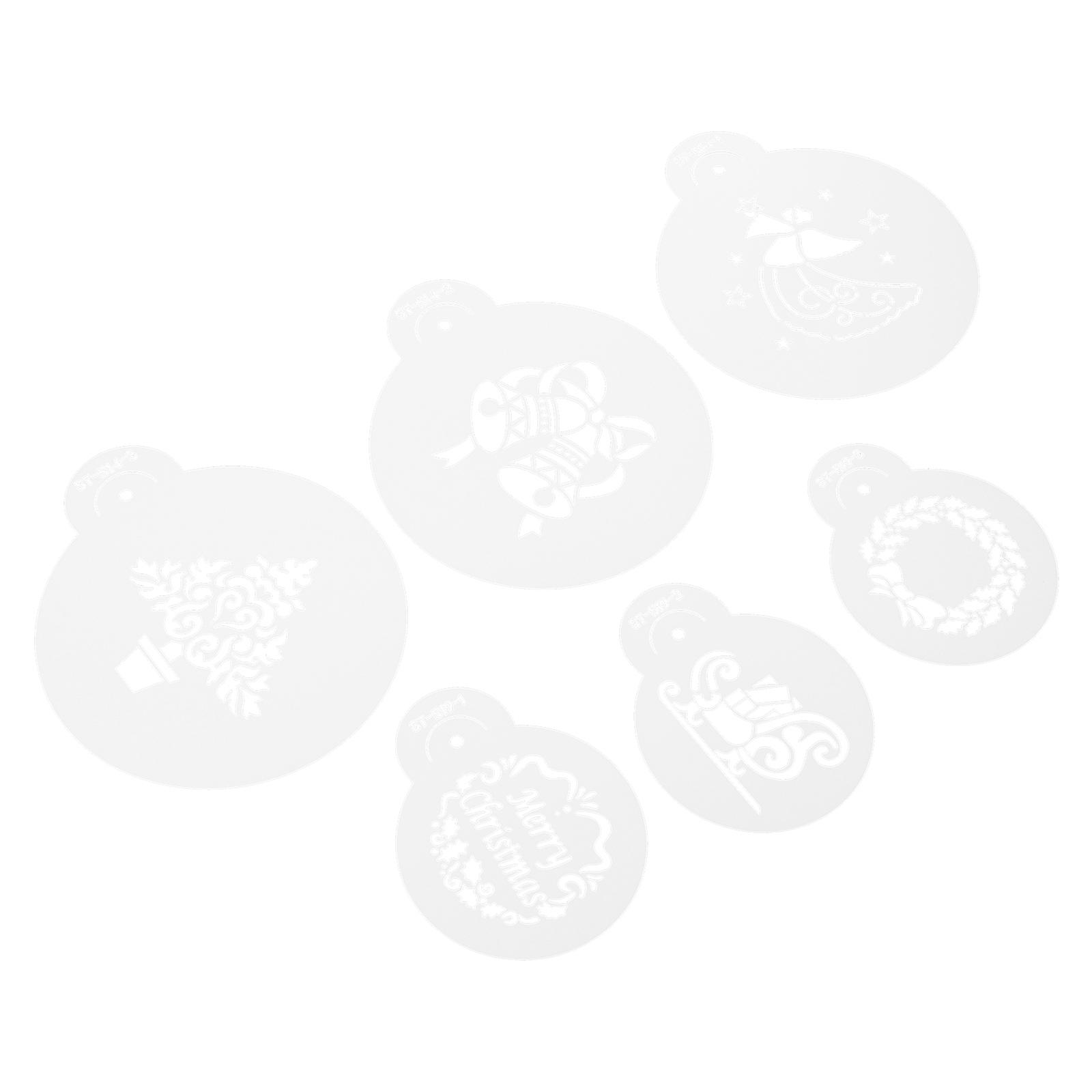 White Cake Art Stencils for Cake Decorating Stencils 18Pcs Set