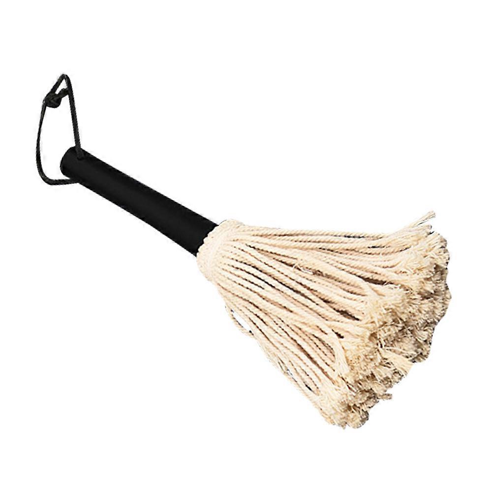 Grillbørste med træhåndtag til sauce, sort grillmopp