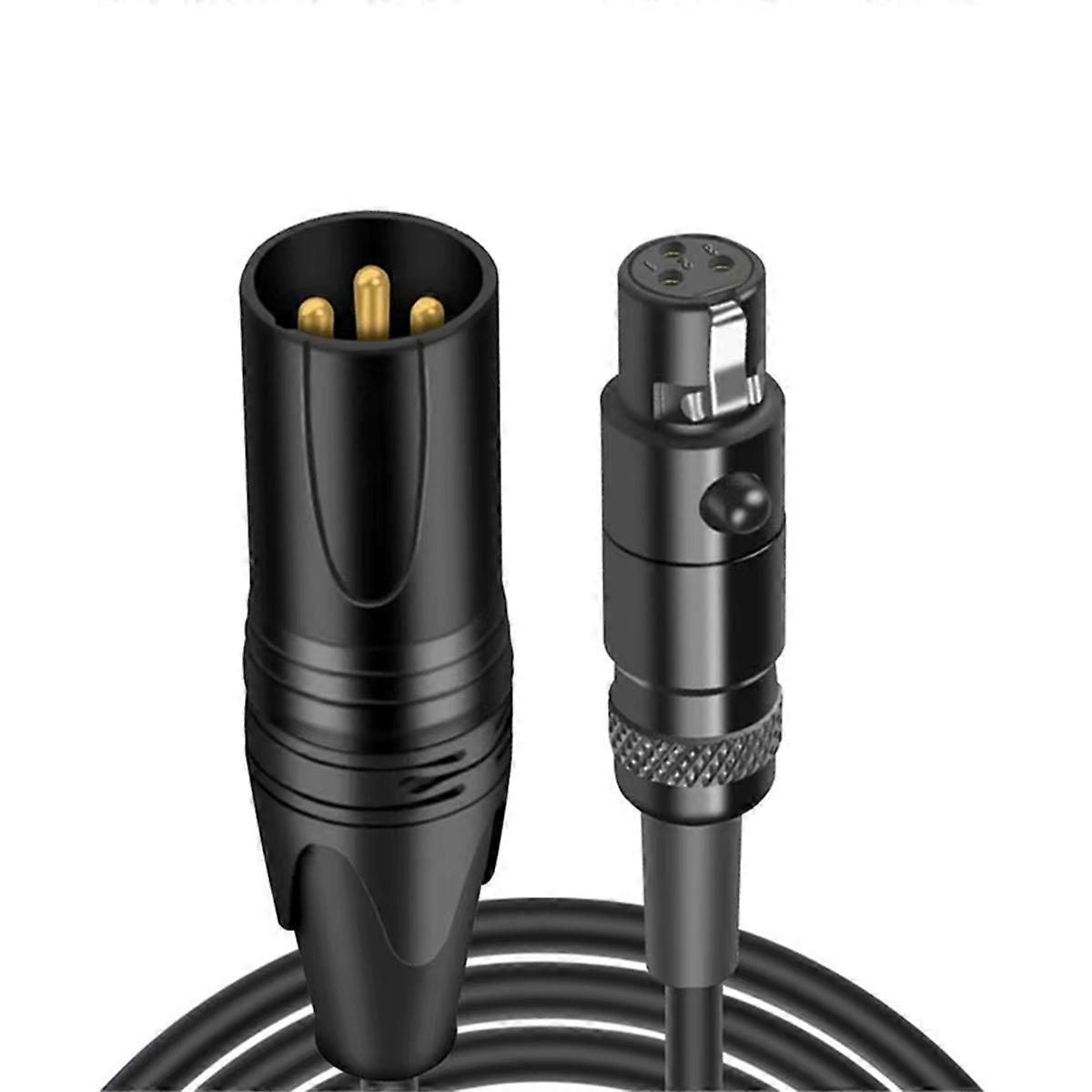 Audio Cable for Headphone Cinema 4K Camera Audio Line Mini-XLR Plug