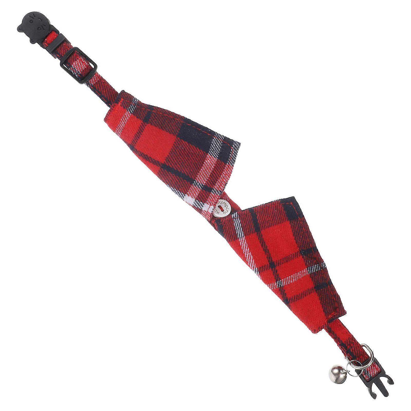 Cat Collar Kitten Collar with Bell Featuring Adjustable Design 4Pcs Set