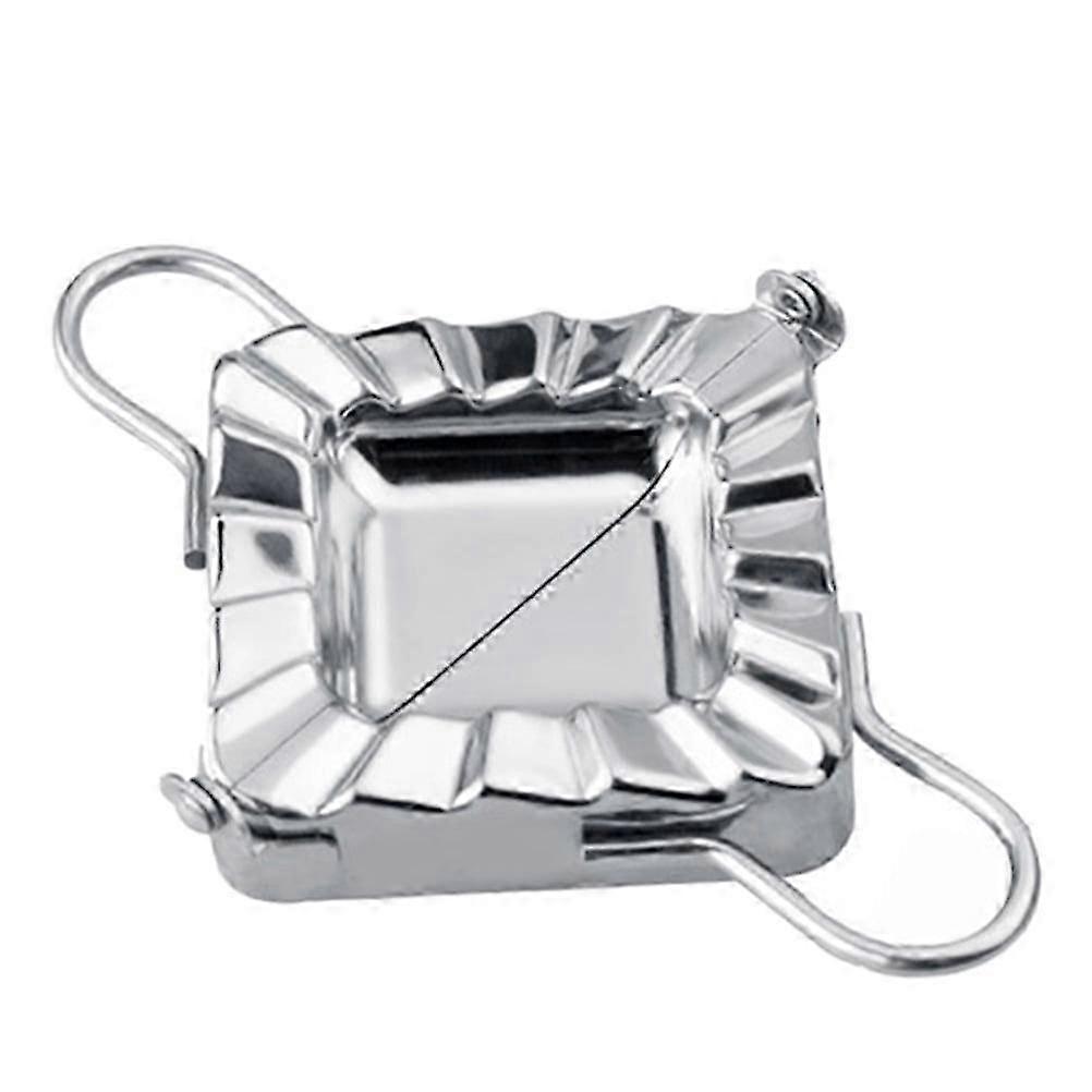 Dumpling Mold Practical Makers Square Wonton Press Empanada Molds Machine Stainless Steel Mother 25-26