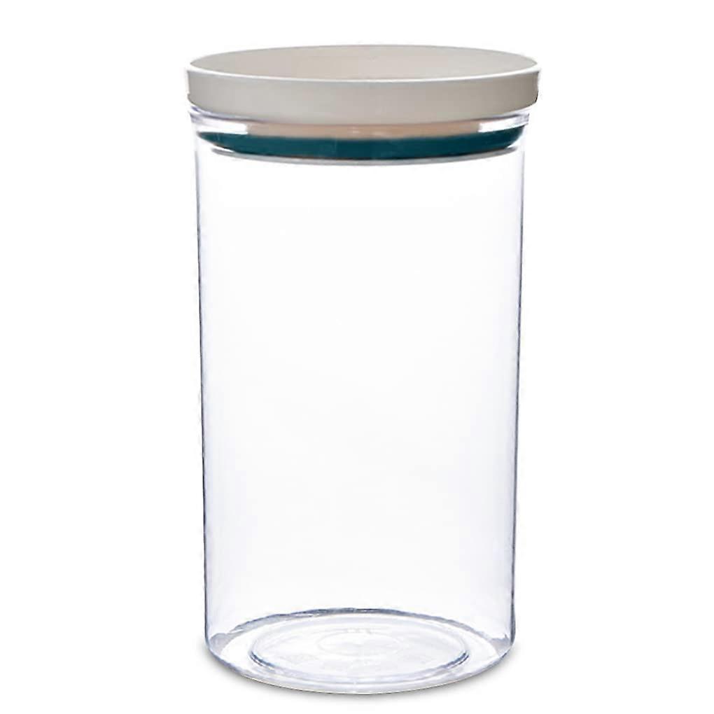 Food Container Kitchen Stackable MoistureProof Grain Organizer Transparent Sealing Storage Holder With Lid Blue 550ml