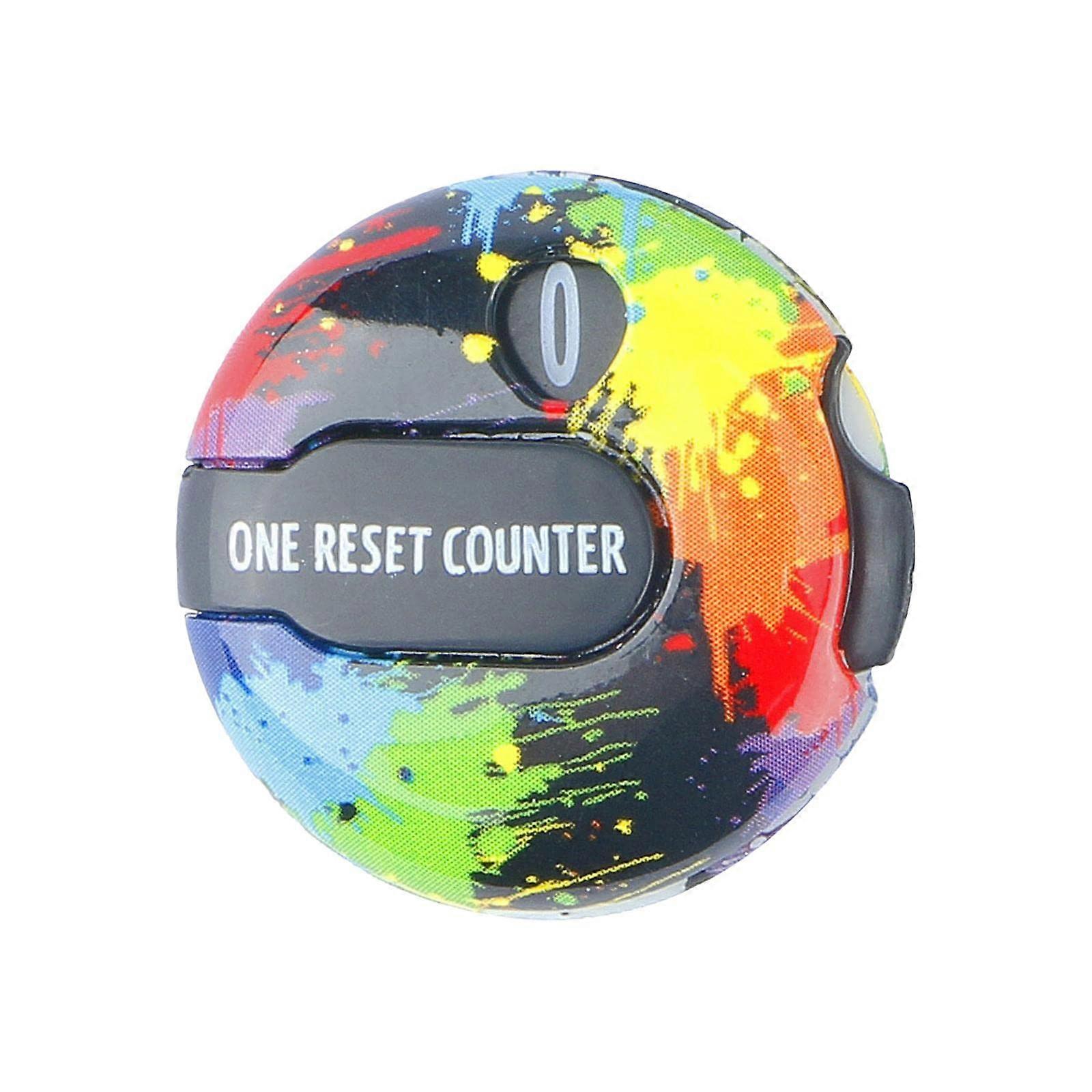 Mini Golf Stroke Counter Up To 12 Shots Score Counter With Clip Multicolour 3x3 Cm