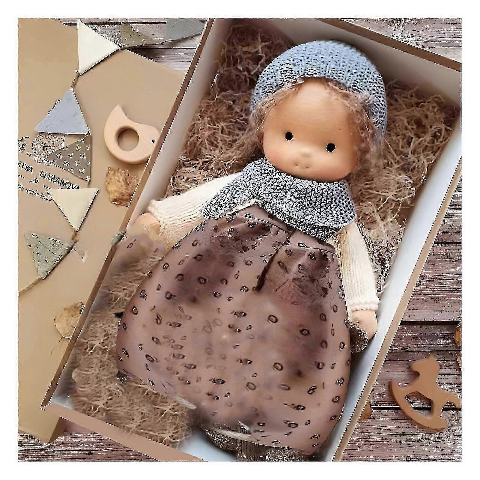 دمية والدورف اليدوية ، دمية والدورف المصنوعة يدويا ، دمية كروشيه خمر