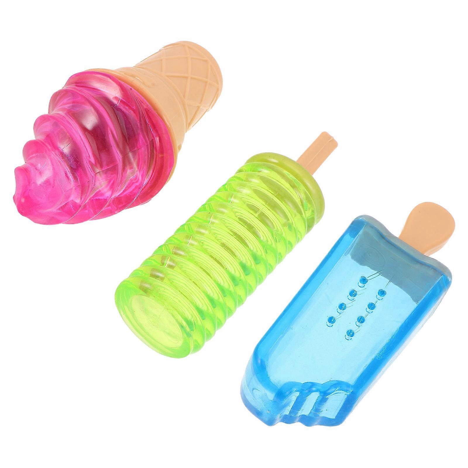 Cooling Pet Toy Artificial Ice Cream for Summer 6Pcs Water Fun