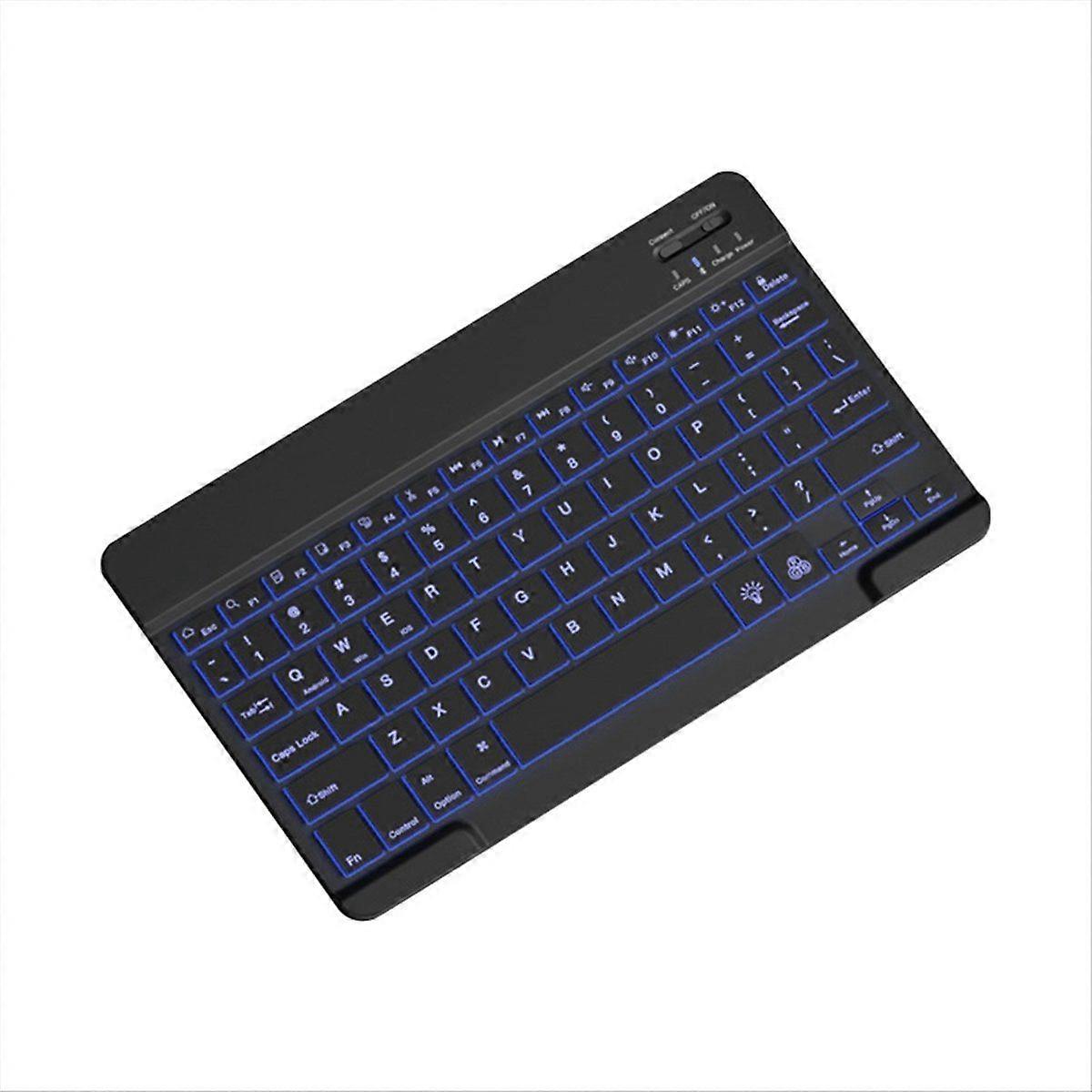 10inch Backlit Keyboard Bluetooth Protable Mini Mute Keyboard B