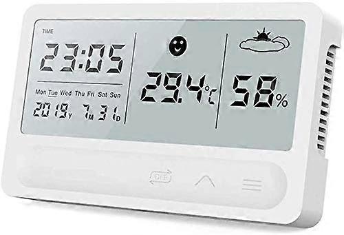 Wireless Weather Station With Weather Forecast Digital Alarm Clock Temperature Monitor Barometer