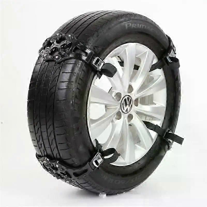 2024 Anti-Skid Iron Car Tire Snow Chains Emergency Metal Snow Mud Sand Tyre Chains Suitable For Tire Width 165-265mm