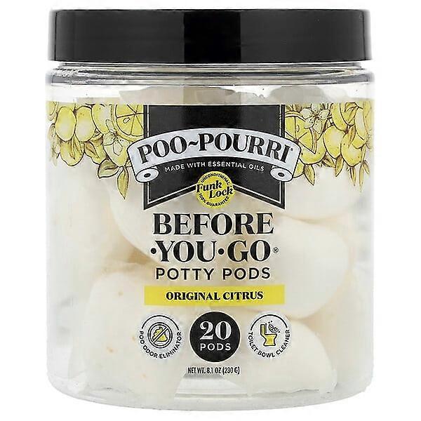 Poo-Pourri, Before-You-GoÃÂÃÂÃÂÃÂ® Potty Pods, Original Citrus, 20 Pods, 8.1 oz (230 g)