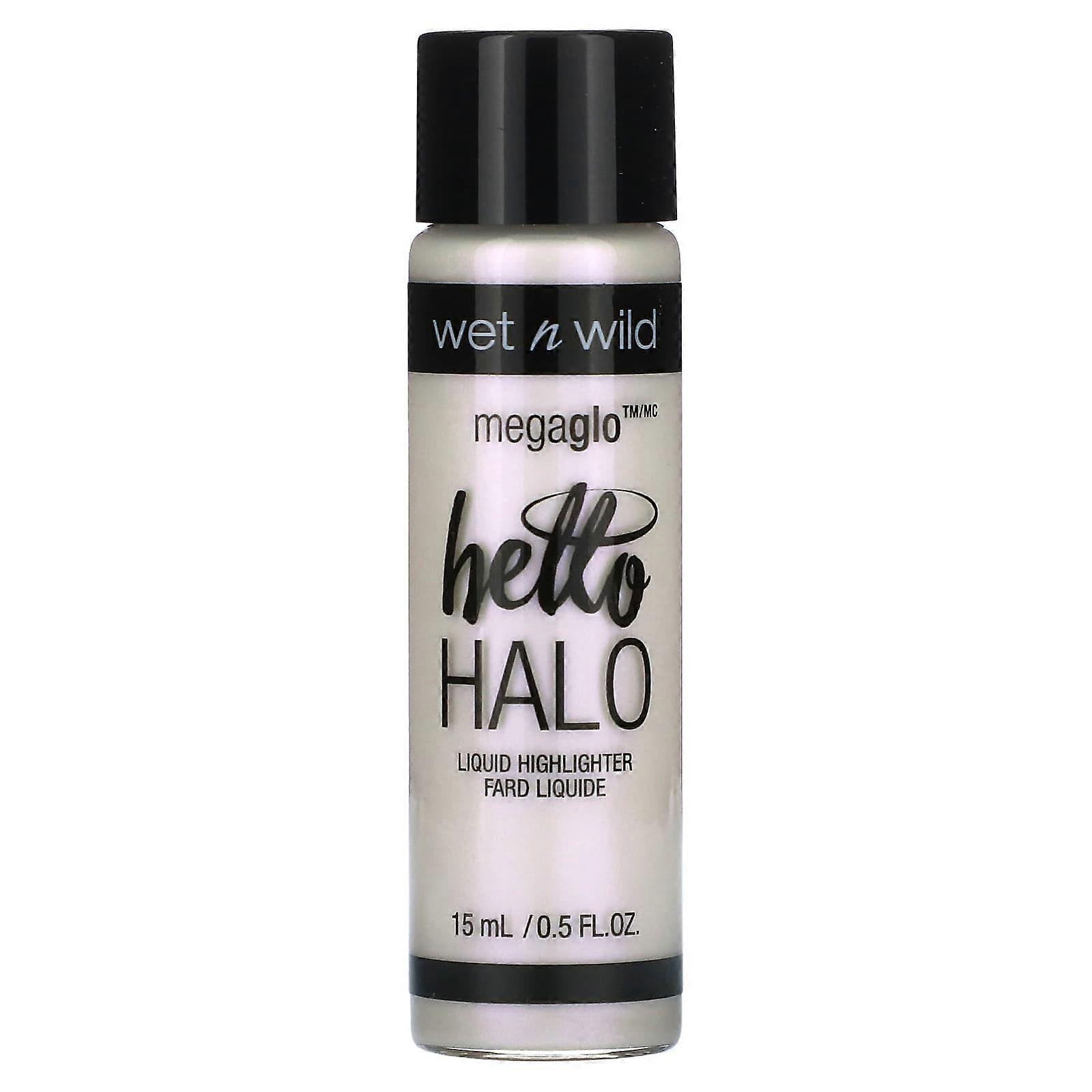 MegaGlo, Hello Halo Liquid Highlighter, 303A Halographic, 0.5 fl oz (15 ml)
