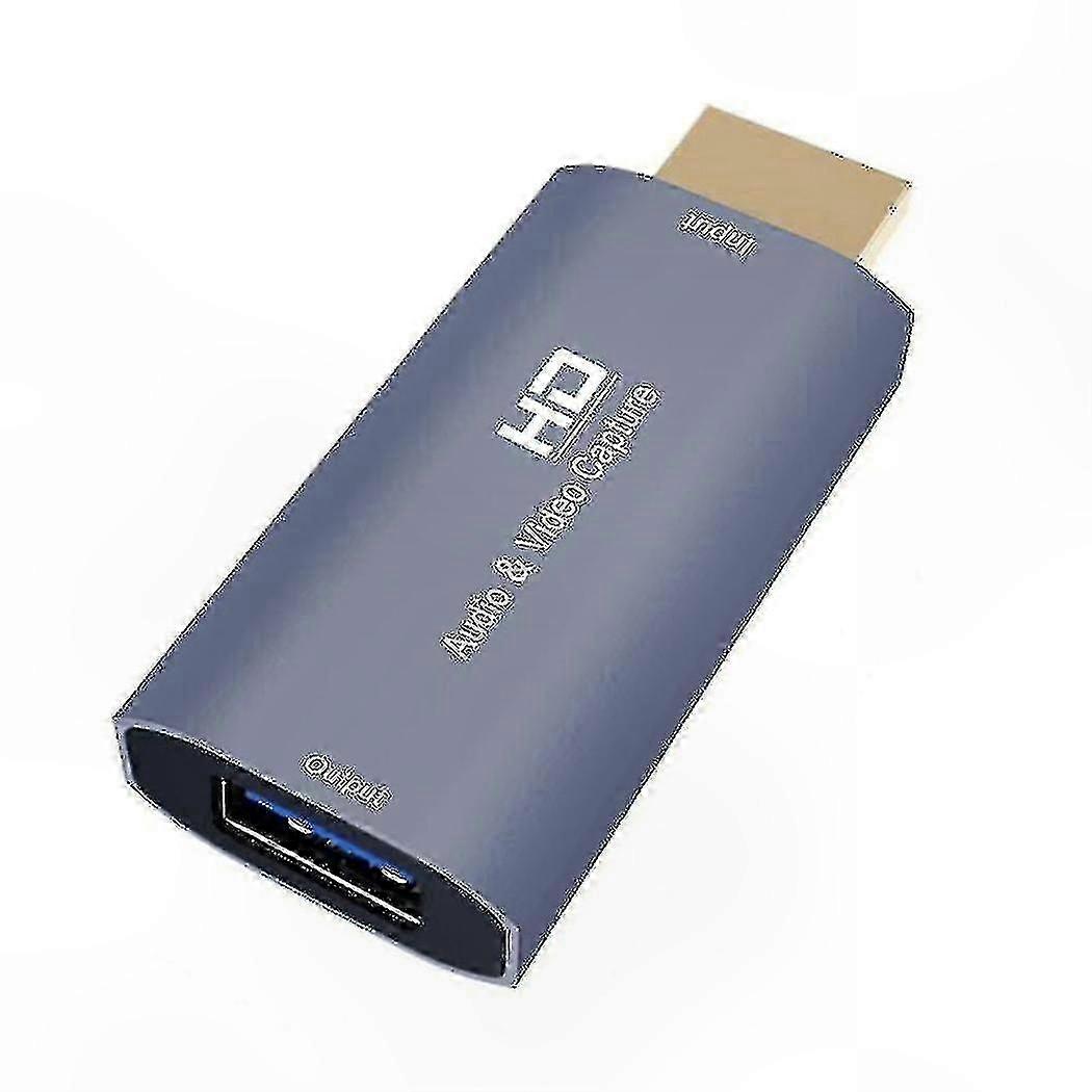 4K HDMI to USB Video Capture Adapter for Live Streaming and Broadcasting