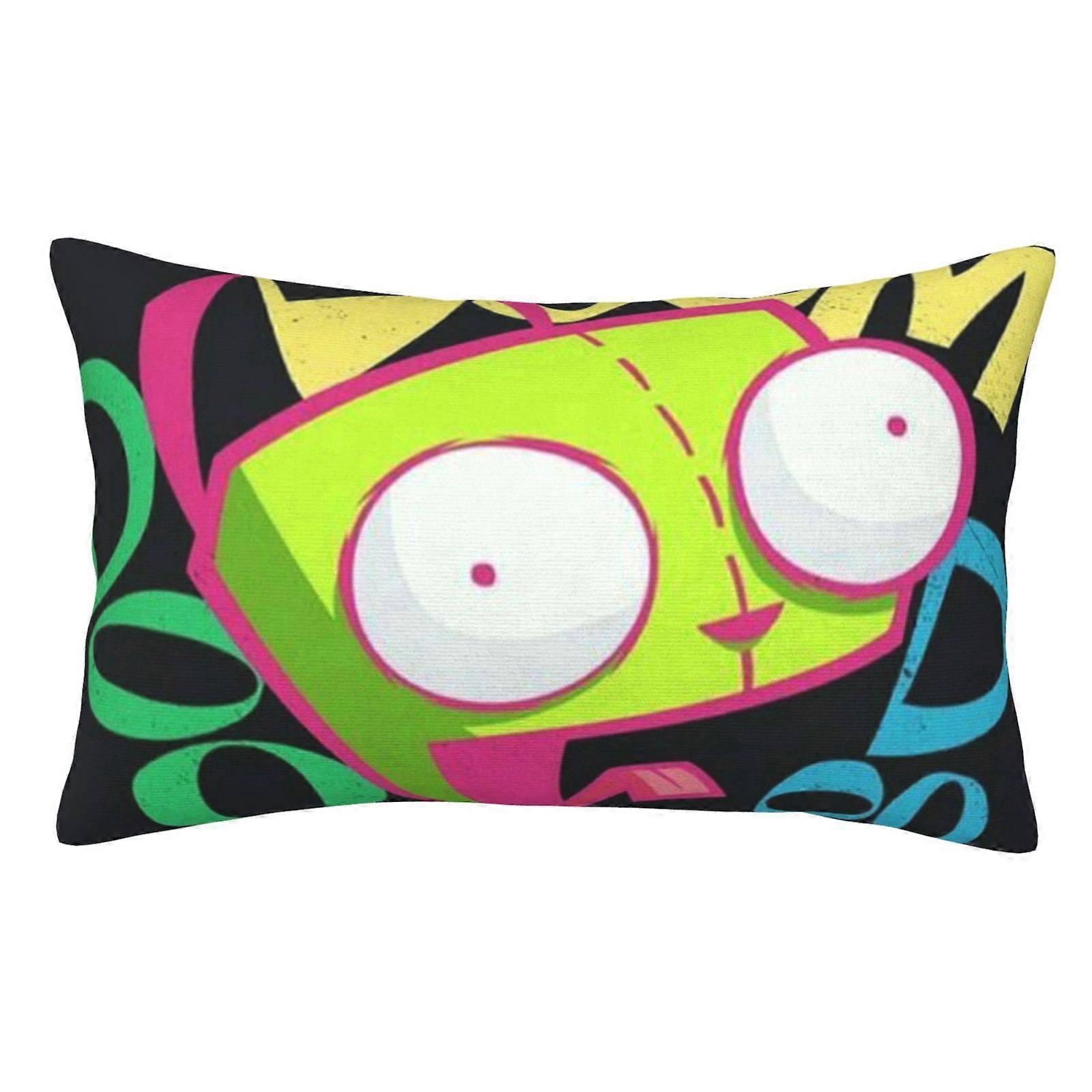 t248 Colorido Invader Zim Fronha Almofada Capas de Almofada Com Zíper Oculto Fronha Decoração Para Cama Dormitório Sofá Sofá Carro cBZT248