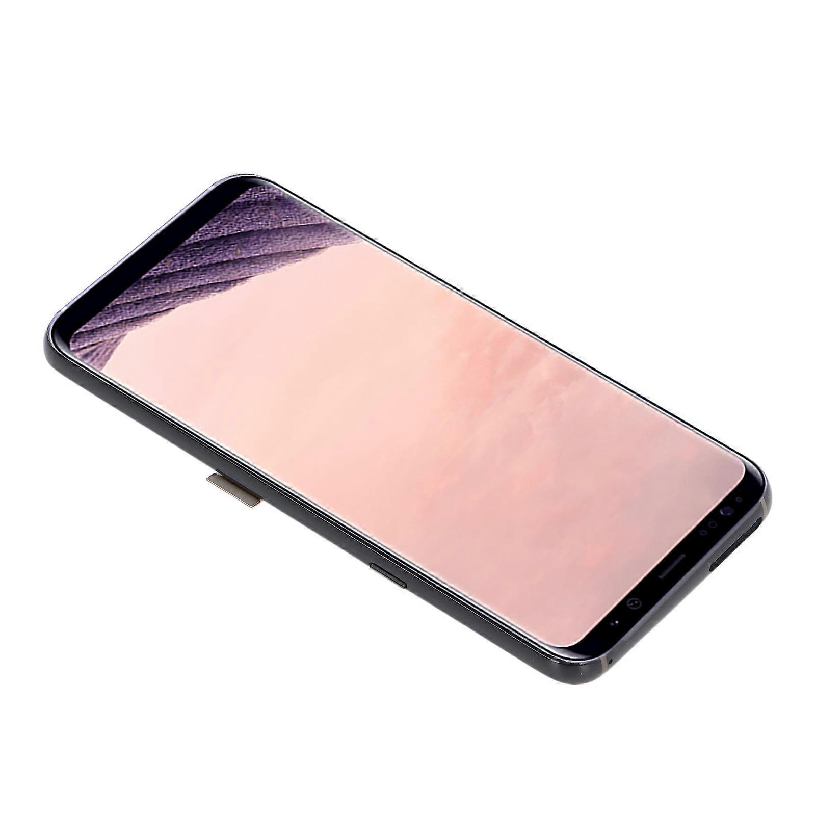 6.2in Phone Screen Replacement for Galaxy S8 Plus G955U G955F G955A Phone Touch Display Digitizer Repair Parts with Frame Tools Black 