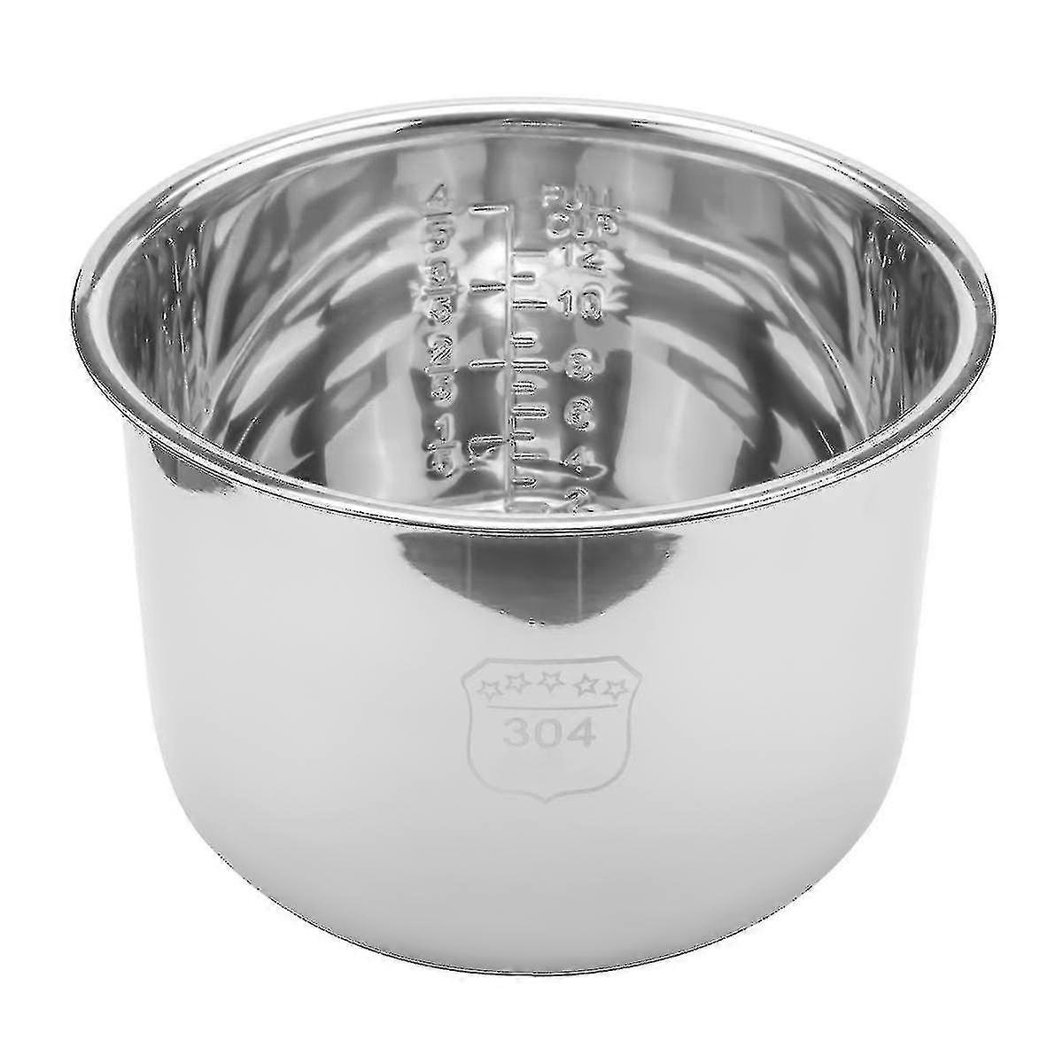 6L Rice Cooker Insert Pot Compatible with Pressure Cookers