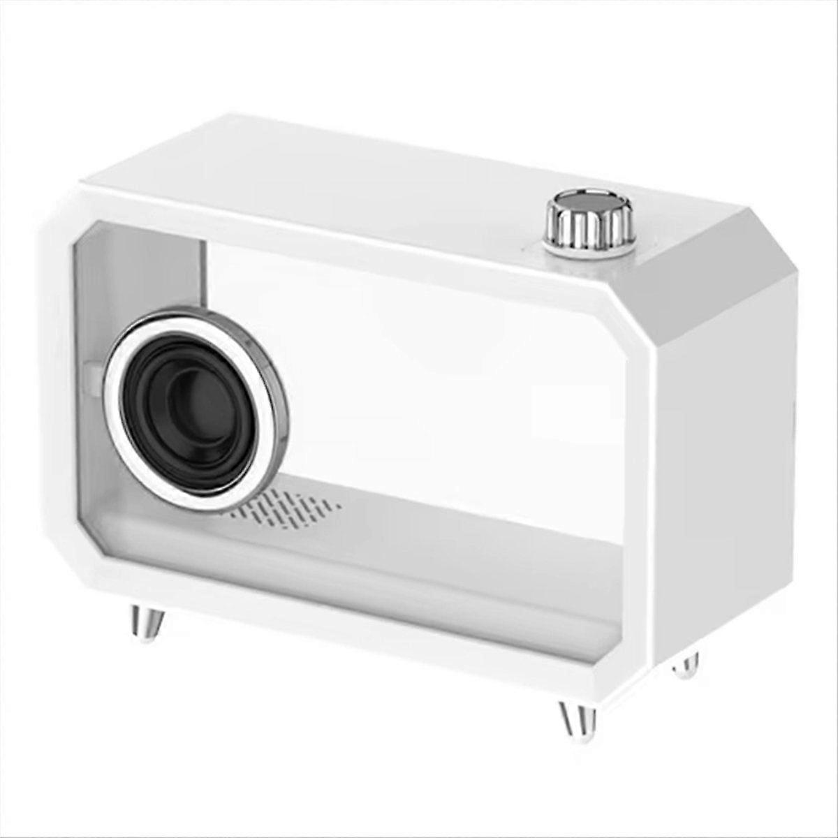 DIY Haut-parleur Bluetooth transparent RVB Éclairage coloré Ordinateur Subwoofer Audio de bureau High Volum