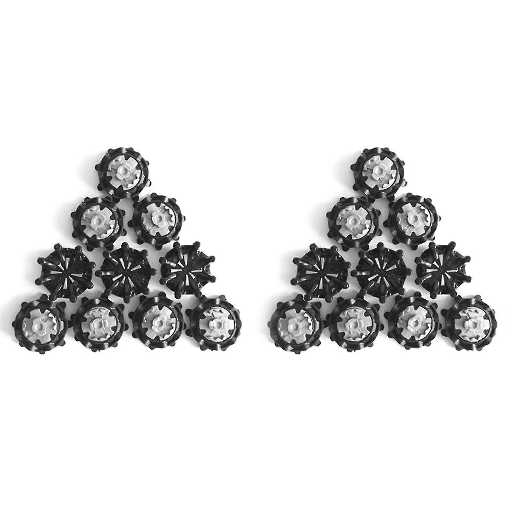 28pcs Golf Spikes Pins Turn Fast Twist Shoe Spikes Durable Replacement Set Ultra Thin Cleats Pins G