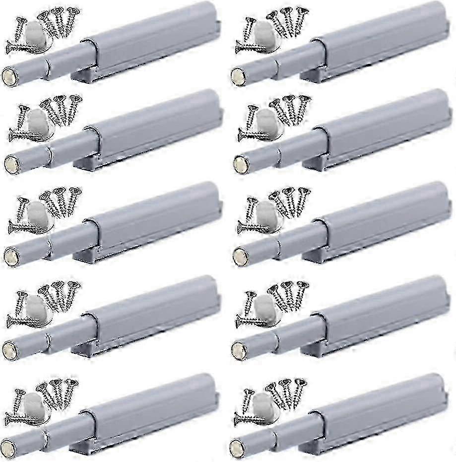Push-to-open Magnetic Latches Open And Close The Door With A Simple Push (10pcs)