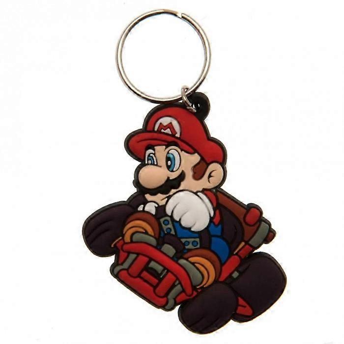 Mario Kart Drift Rubber Mario Keyring