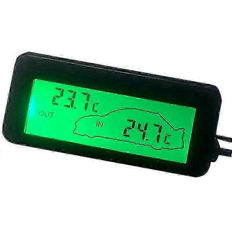 Car Inside and Outside Backlit Mini Digital Thermometer 2025