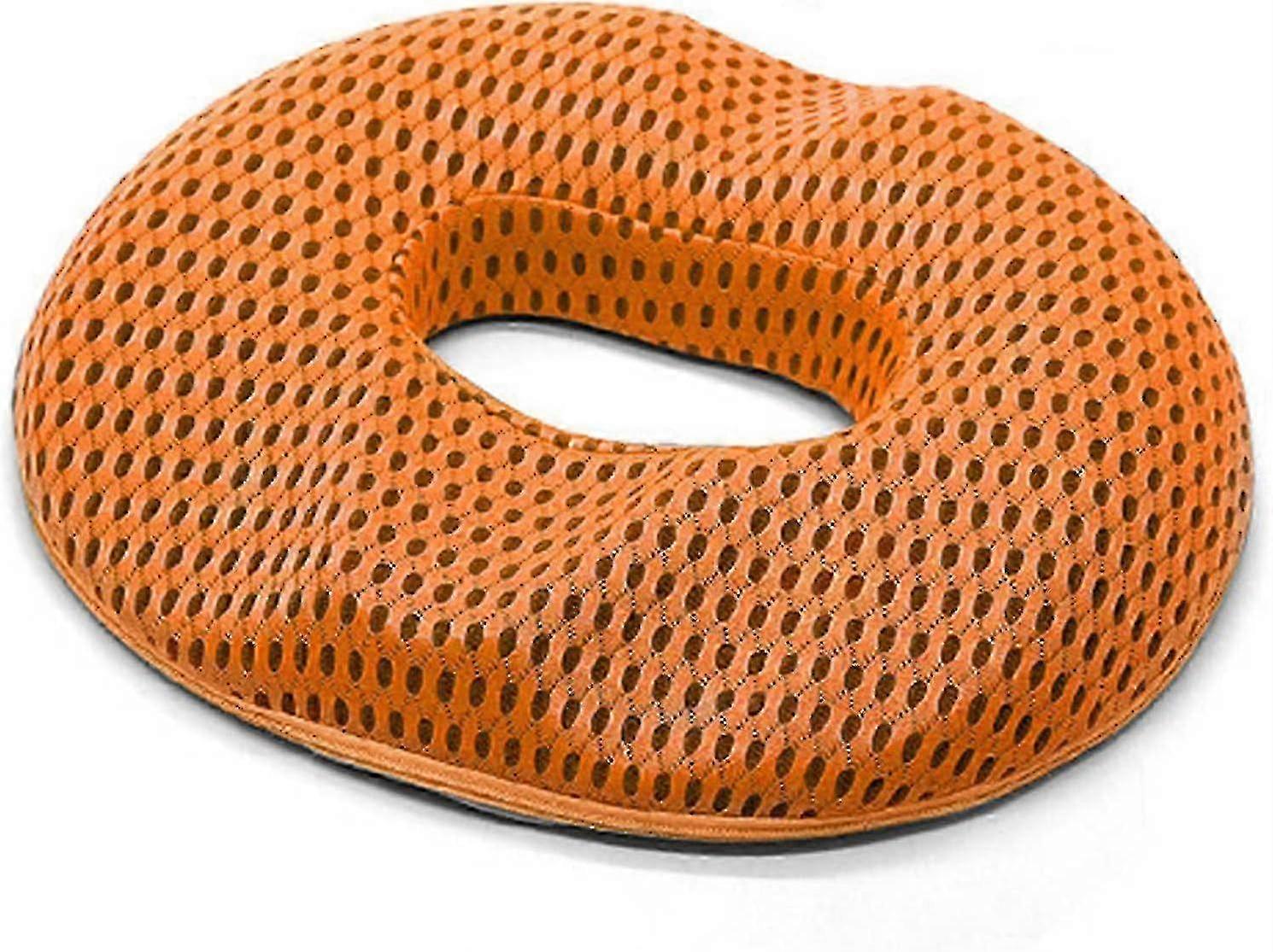 Coussin de chaise, coussin coccygien, coussin en mousse à mémoire de forme pour hémorroïdes, coussin orthopédique en maille pour fesses, coussin anti-escarres, coussin en forme de beignet pour hémorroïdes, douleur post-partum