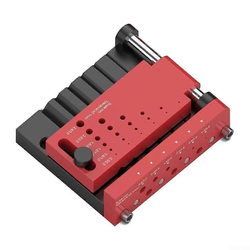 Center Drilling Module For Round Rods And Bars Ergonomic Shank Locator CNC Aluminum Alloy Depth Control T0012