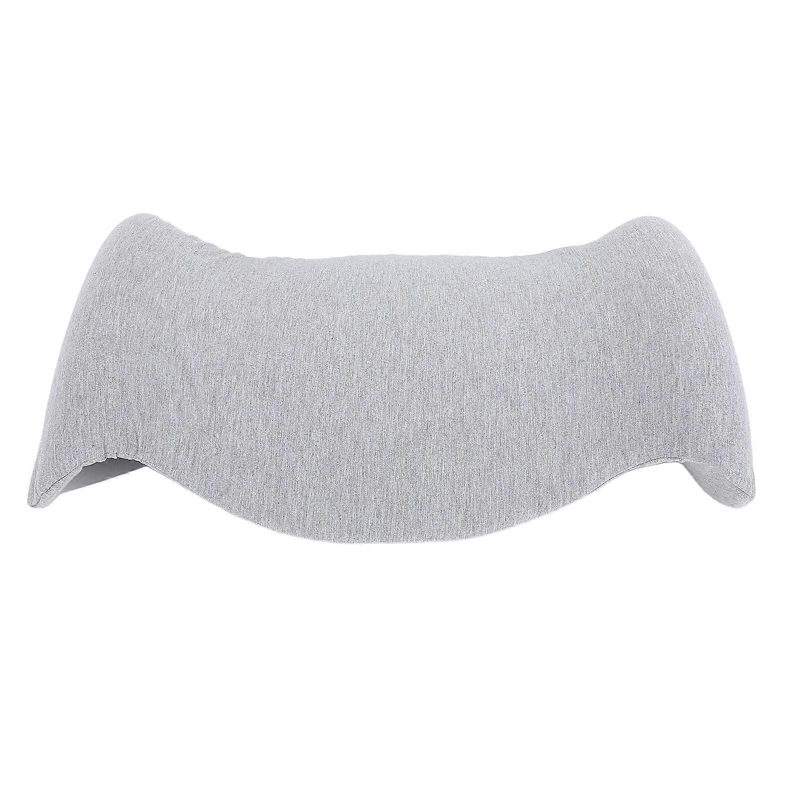 Lumbar Pillow with Removable Pillowcase Ergonomic Breathable Memory Foam Waist Support Cushion for