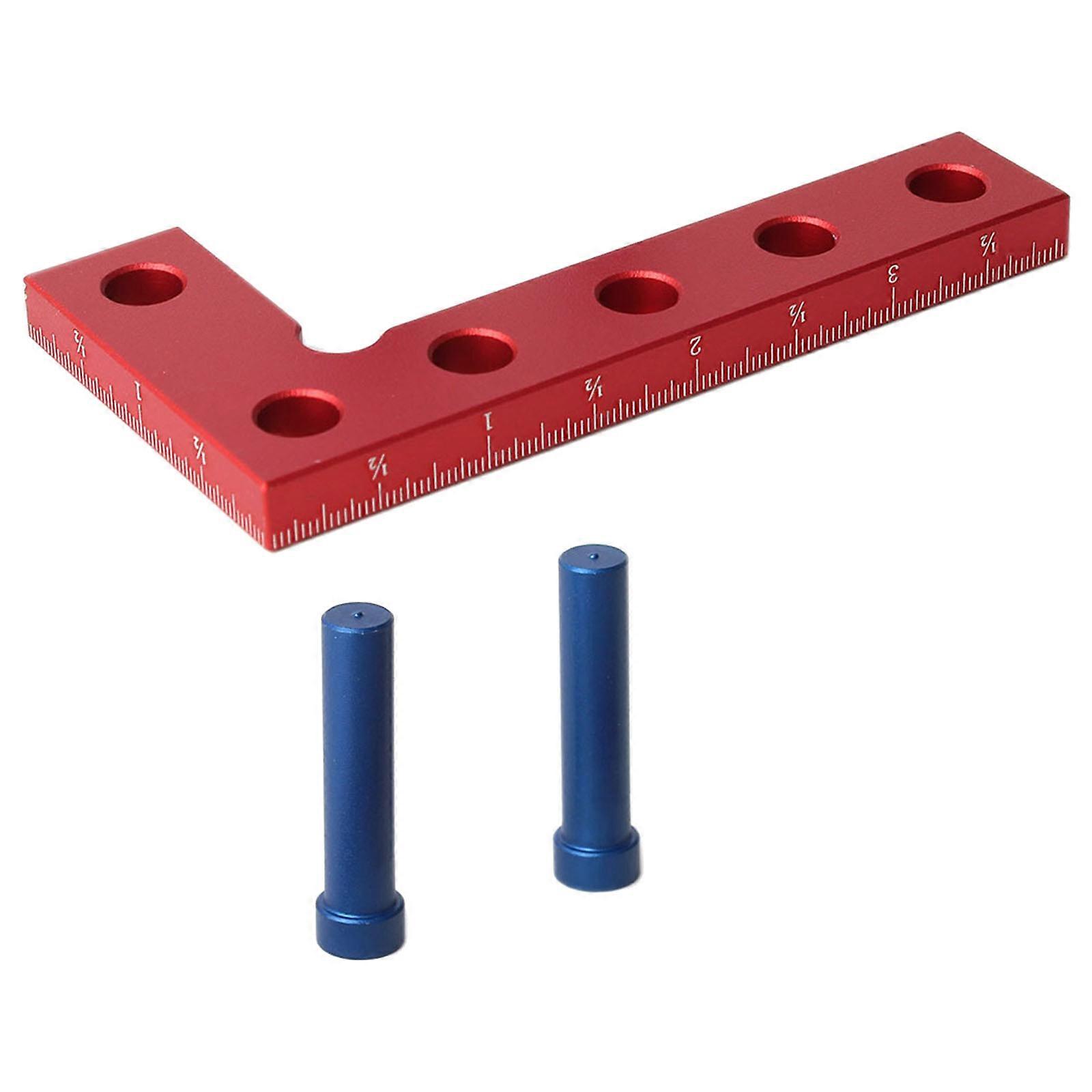 Small Square Center Finder Tool 90°Precise Machinists Square Edges Marking Center Finder Woodworking Center Lines Tool Multicolor