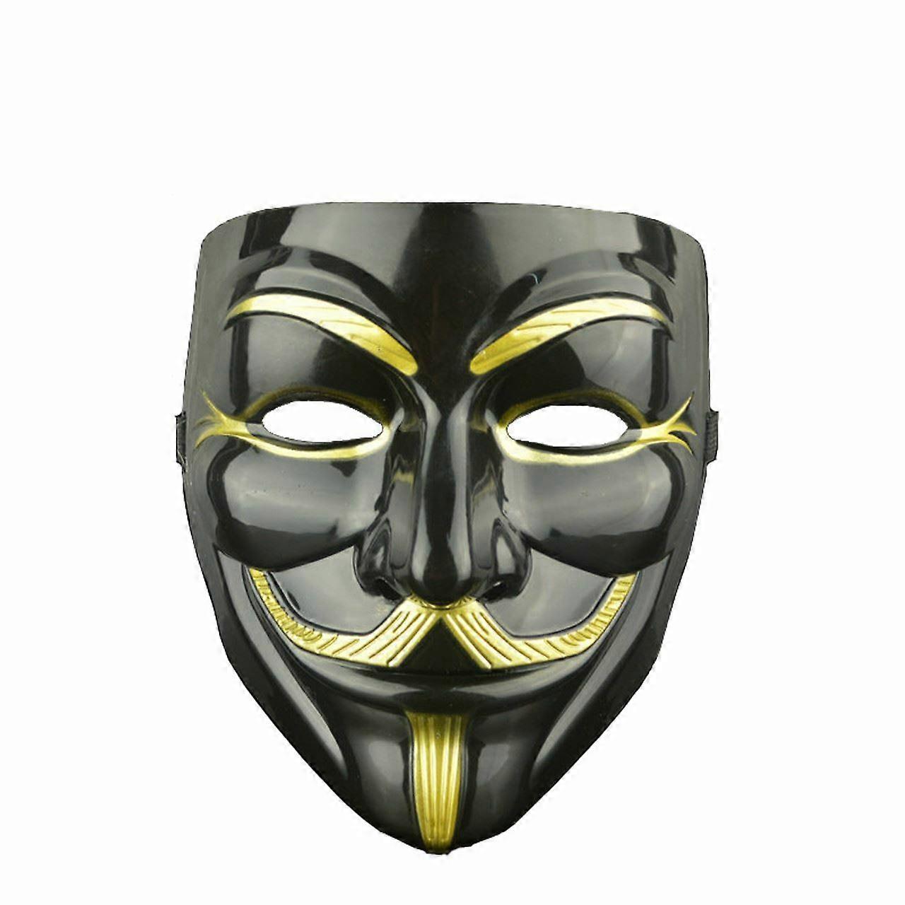 Anonymous Vendetta Guy Fawkes Hacker Face Mask Adults Halloween Fancy Party UK